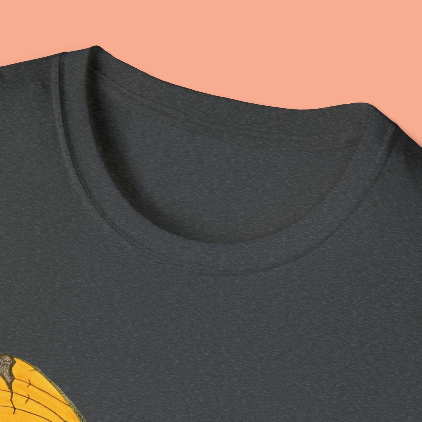Beautiful butterfly “become the change” Unisex Softstyle T-Shirt design. A great and timeless message on a shirt.