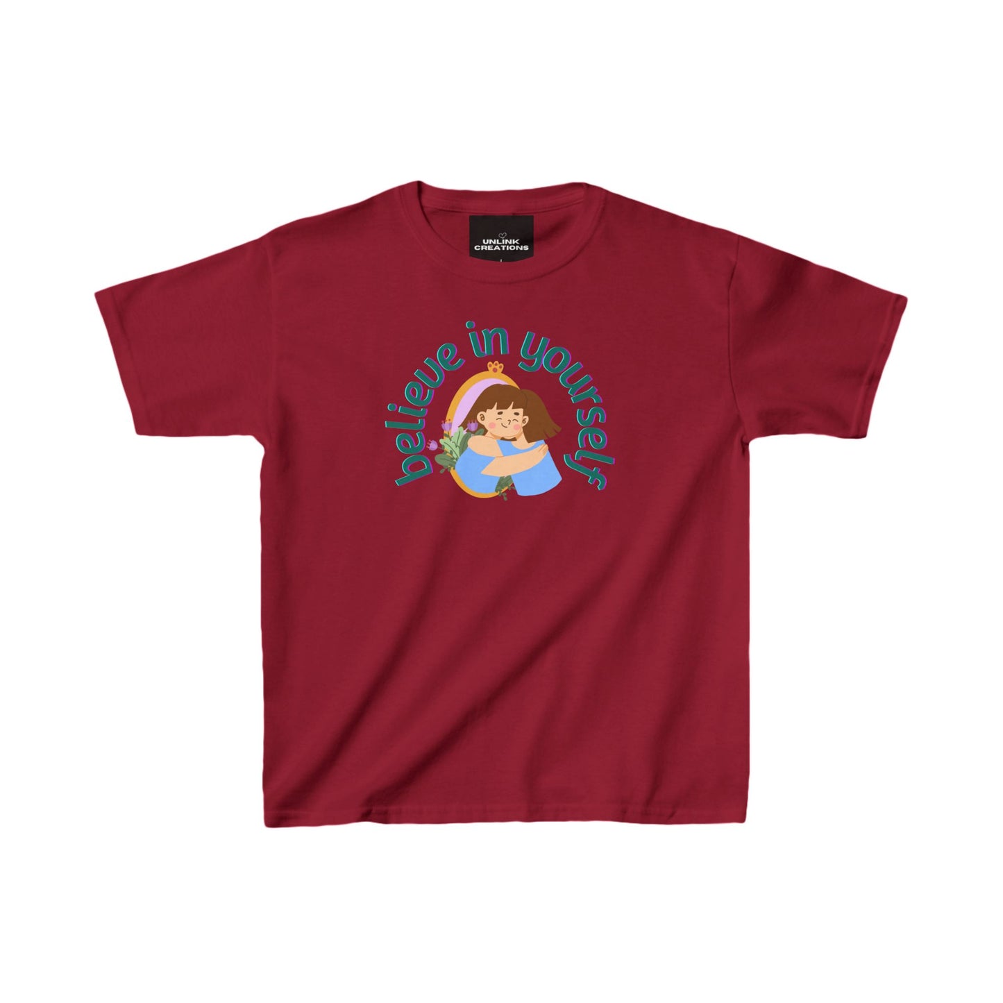 Kids Tee - ‘believe in yourself' Message Design