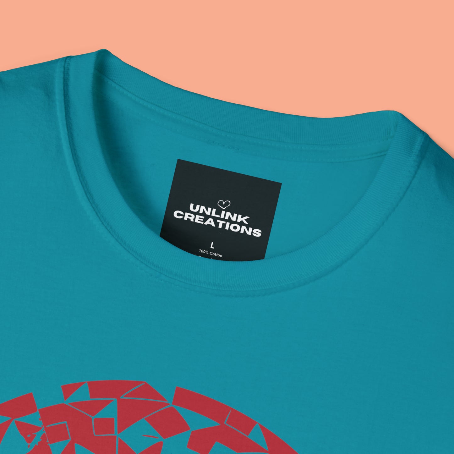 Abstract and beautiful design on this shirt for you. This is a Unisex Softstyle T-Shirt.