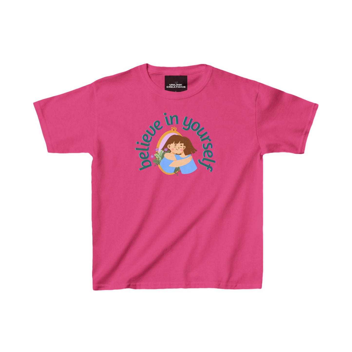 Kids Tee - ‘believe in yourself' Message Design