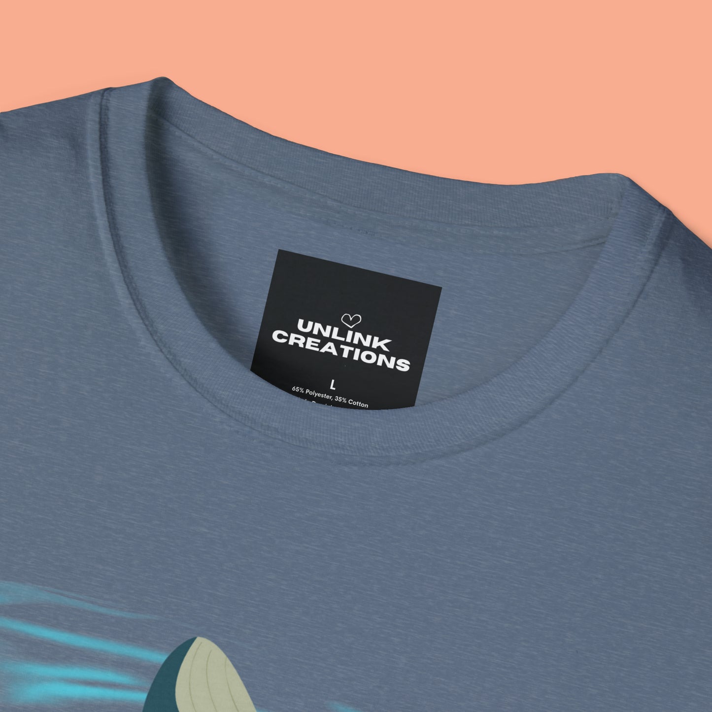 Love whales? Who doesn’t? These magnificent marine mammals are the largest animals to ever exist and some sing beautifully. They inspired this Unisex Softstyle T-Shirt design.