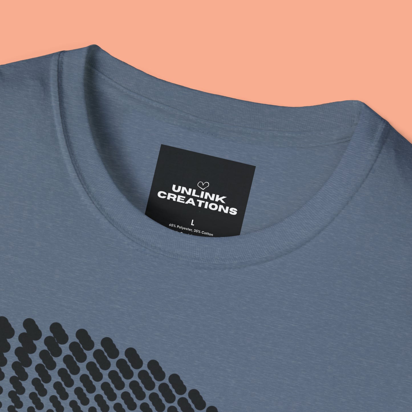 Black nautilus and shell inspired design to celebrate the beauty in nature on this Unisex Softstyle T-Shirt.
