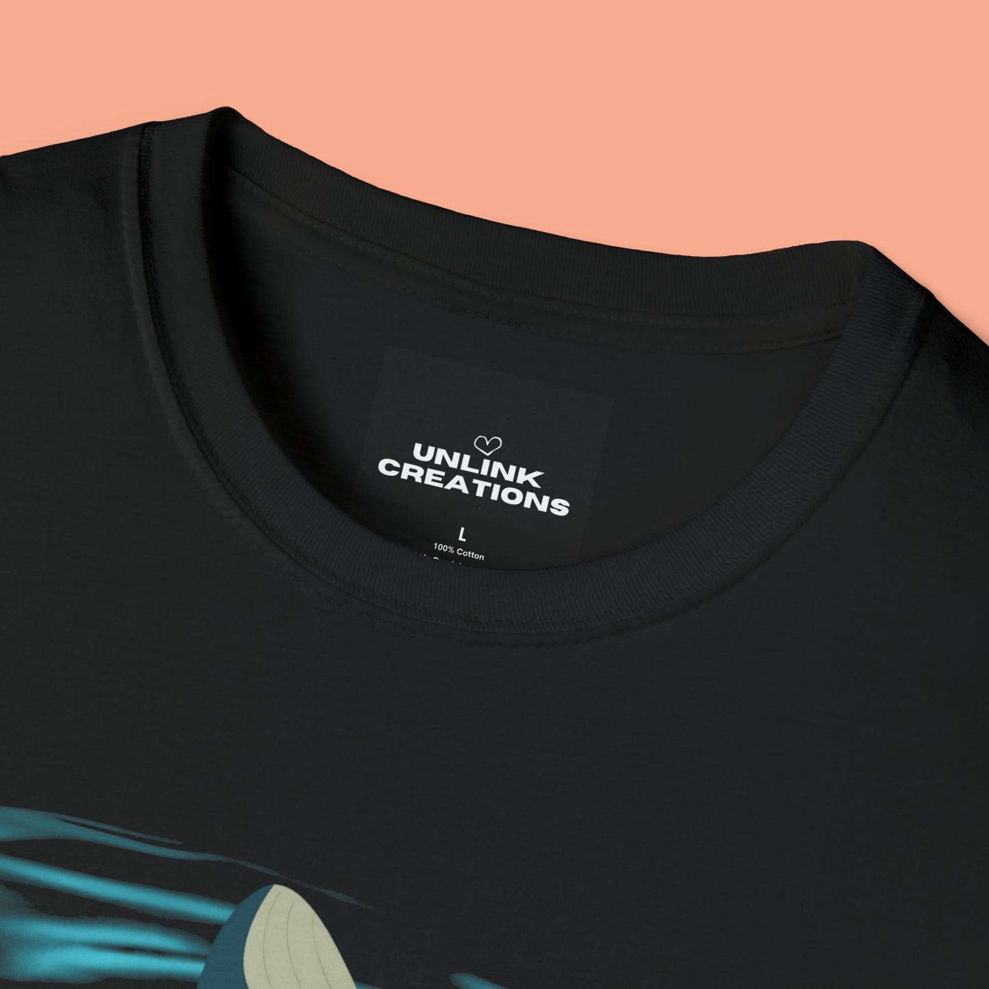 Love whales? Who doesn’t? These magnificent marine mammals are the largest animals to ever exist and some sing beautifully. They inspired this Unisex Softstyle T-Shirt design.