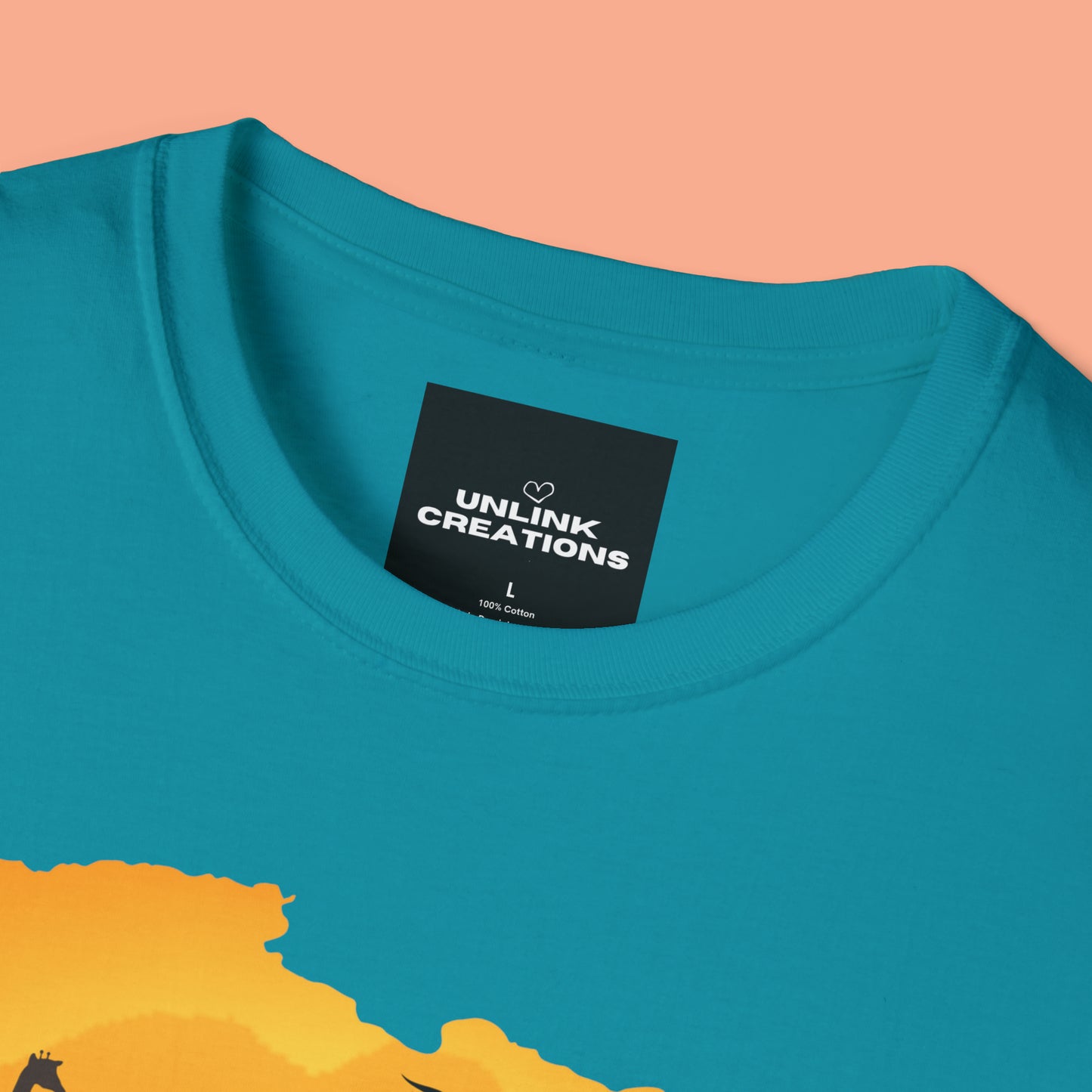 I love Africa and all its natural beauty, history and peoples inspire the design on this Unisex Softstyle T-Shirt. Giraffe, elephants, love all of them!