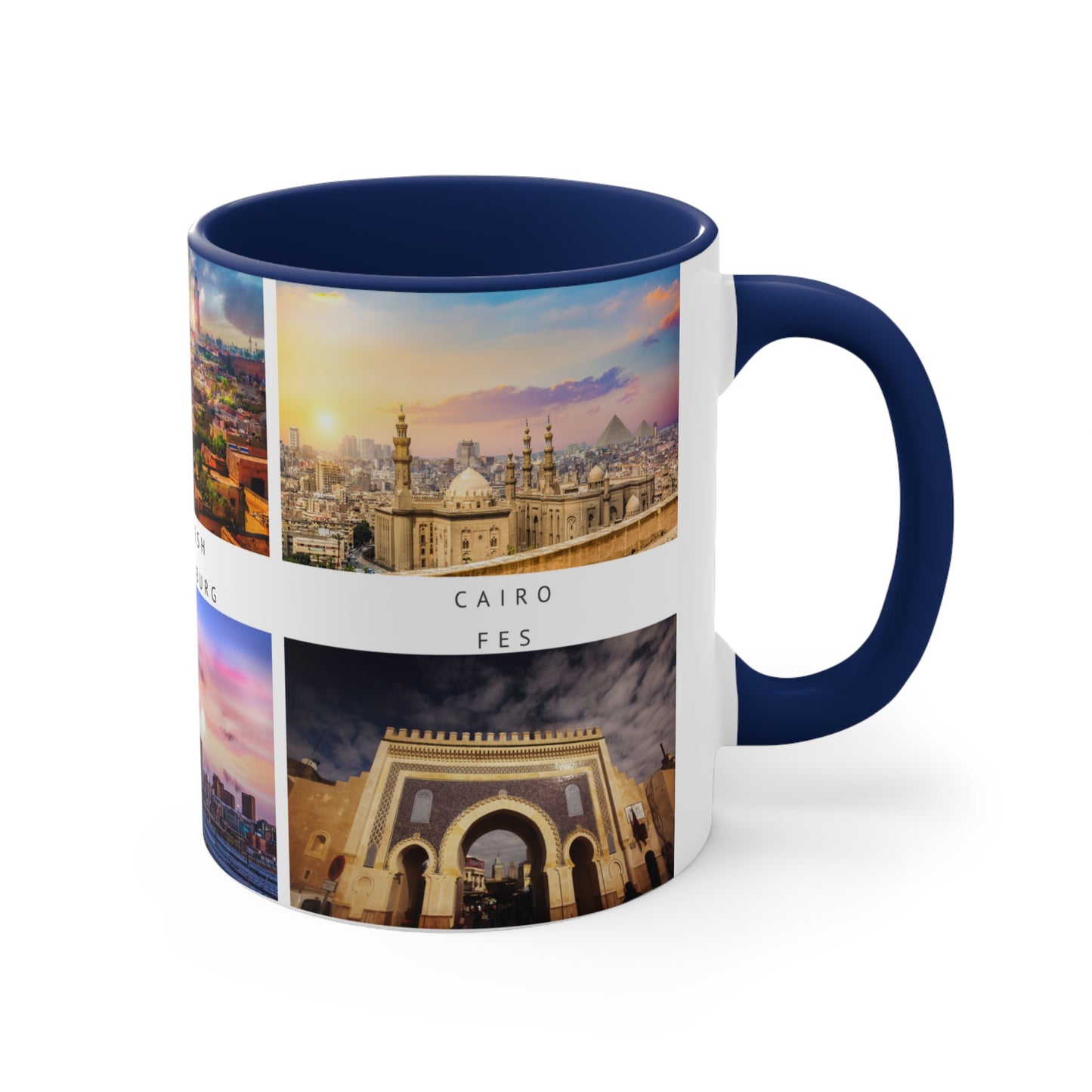 Africa! This Travel Accent Coffee Mug is a part of a Travel Series for you to choose from. 11oz. Great as a gift or get one to enjoy yourself.