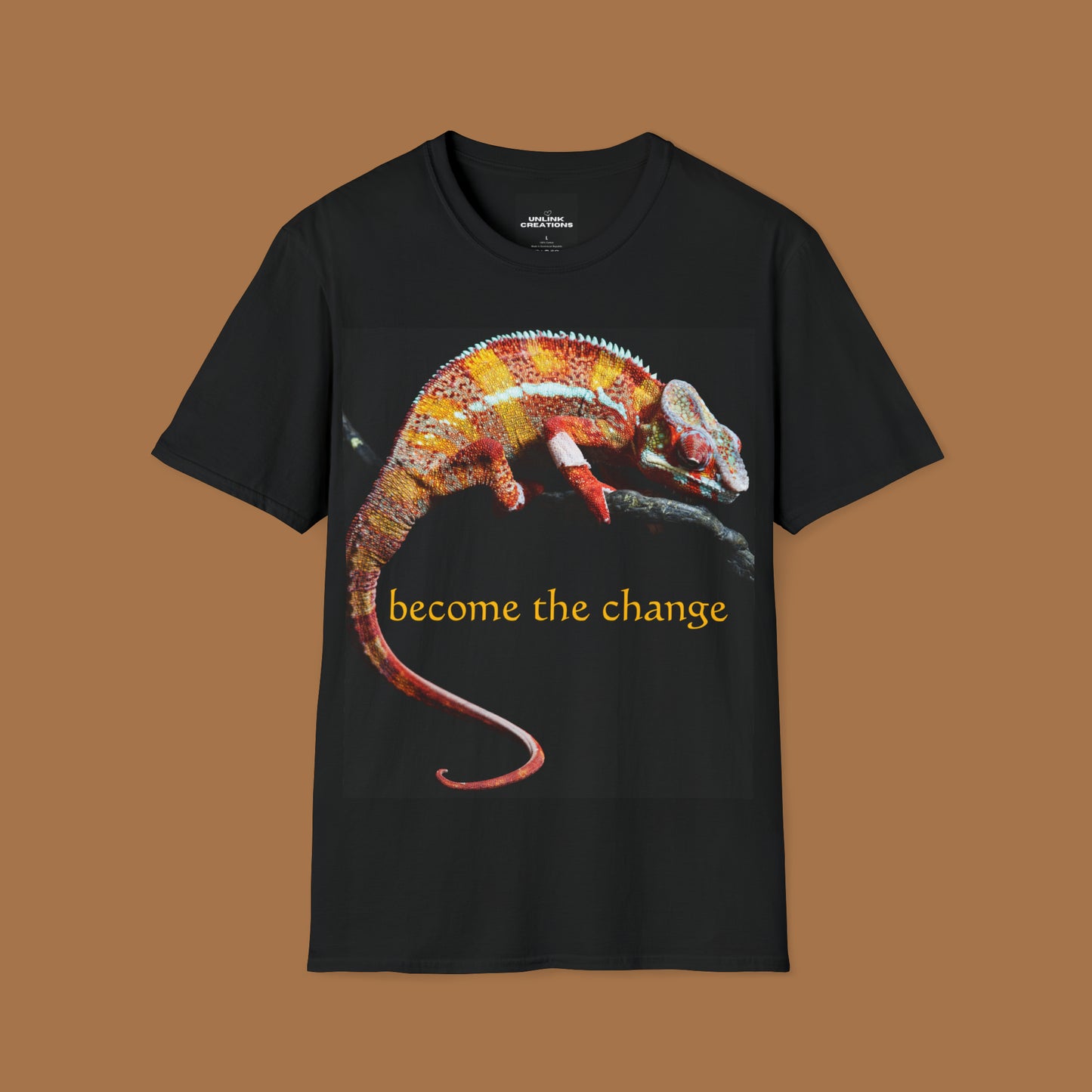 Change can be very good for our survival, this “become the change" Unisex Softstyle T-Shirt is a great reminder of how beautiful evolution can be.