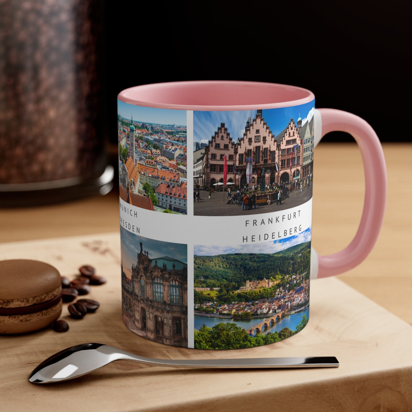 Germany has so much to offer! This Travel Accent Coffee Mug is a part of a Travel Series for you to choose from. 11oz. Great as a gift or get one to enjoy yourself.