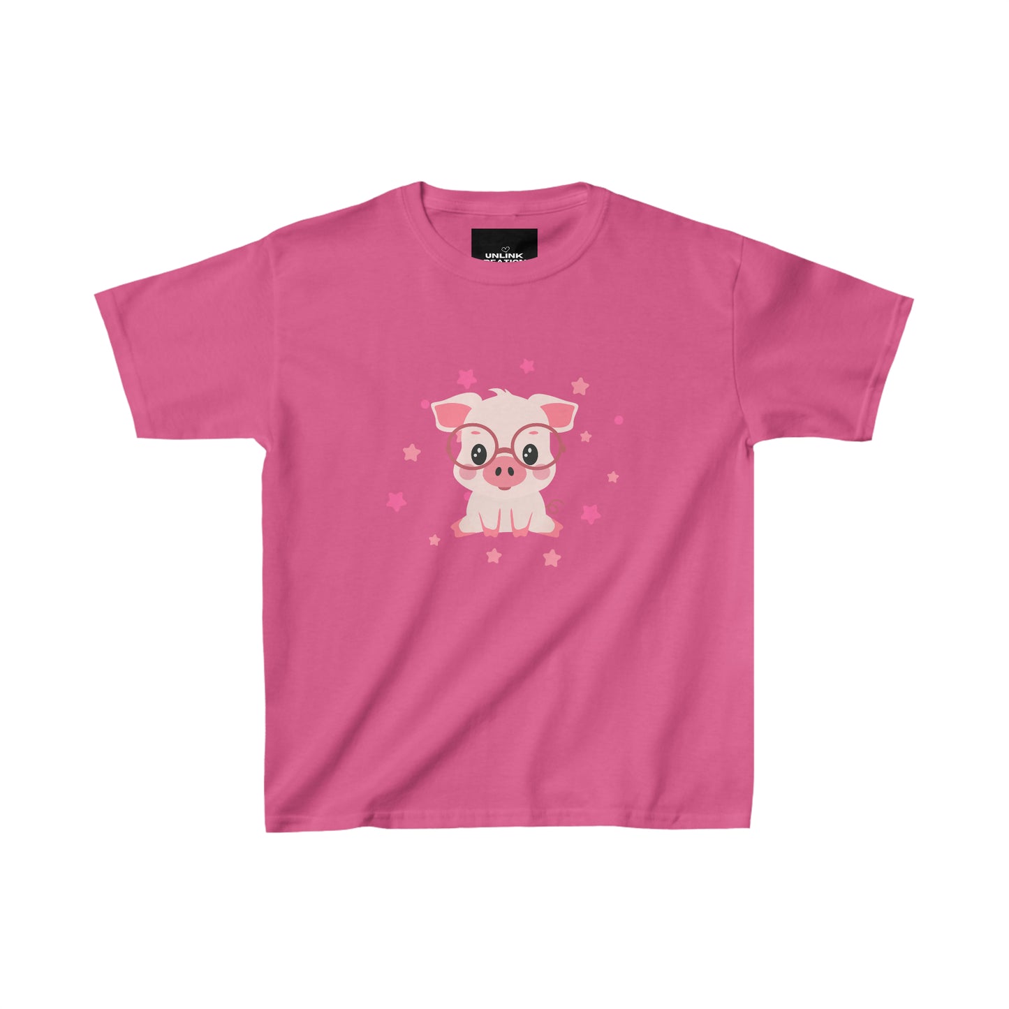 Cute little piggy make this Kids Heavy Cotton™ Tee a keeper!
