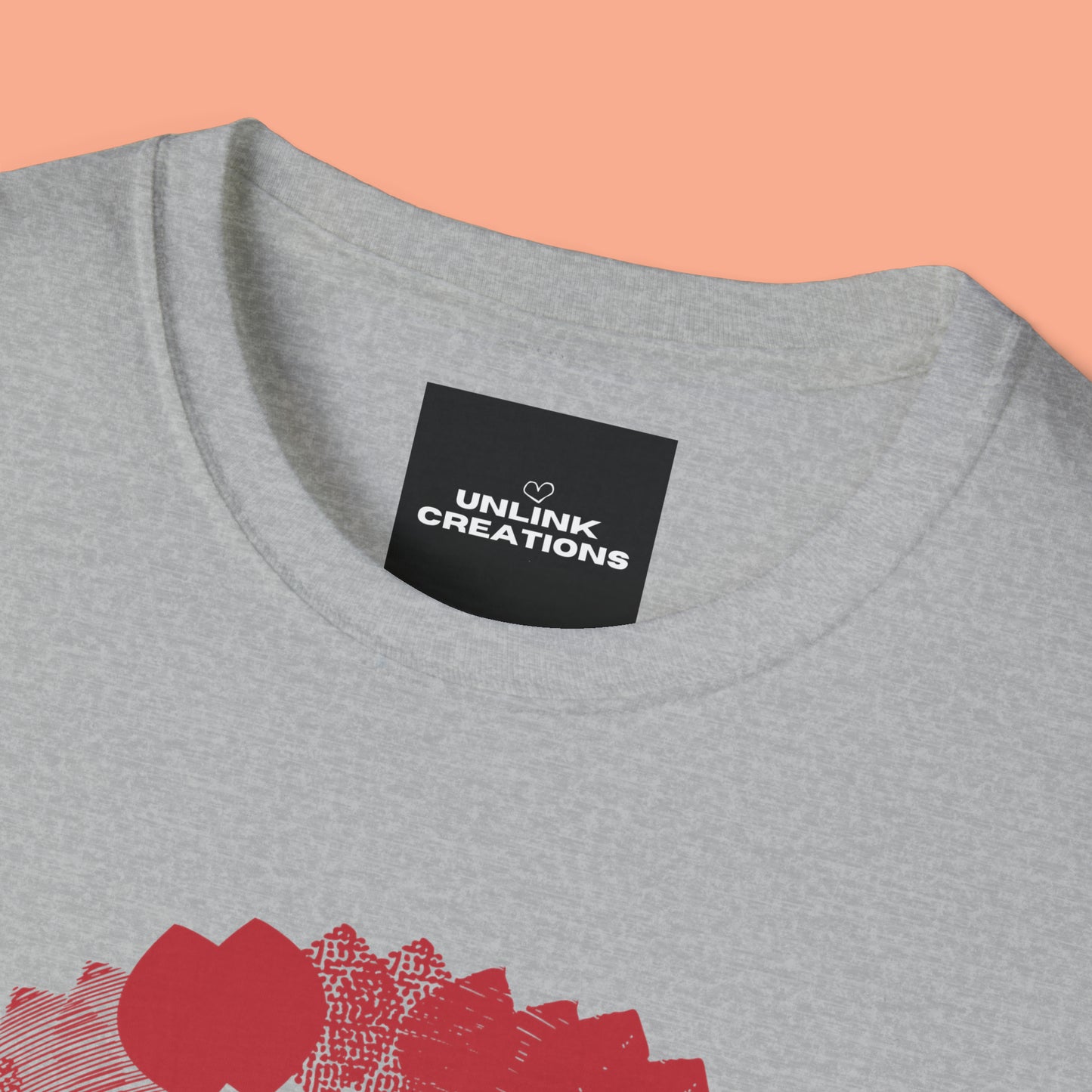 Abstract pattern design waiting for you to enjoy on this is a Unisex Softstyle T-Shirt.