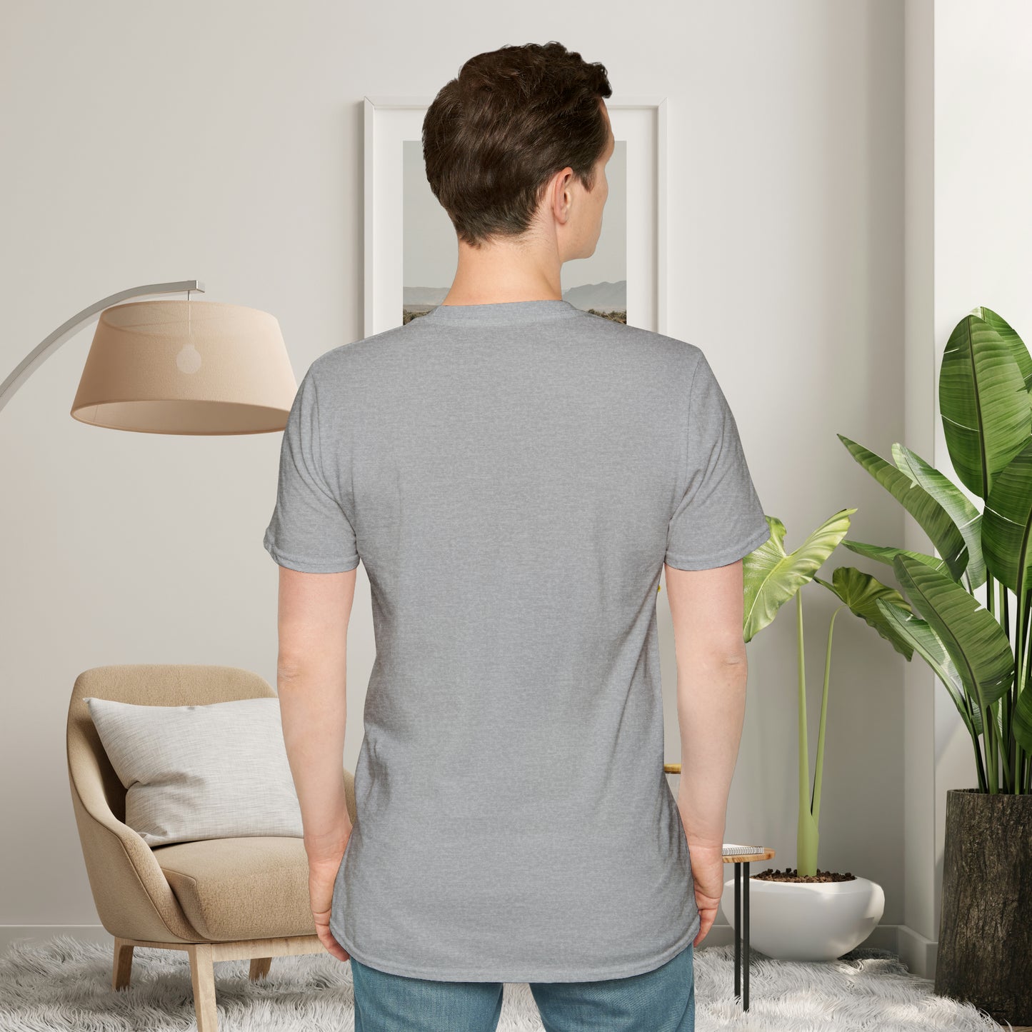 A great shirt for the dog lover who just can’t imagine a hike without their furry friend. This is a Unisex Softstyle T-Shirt.