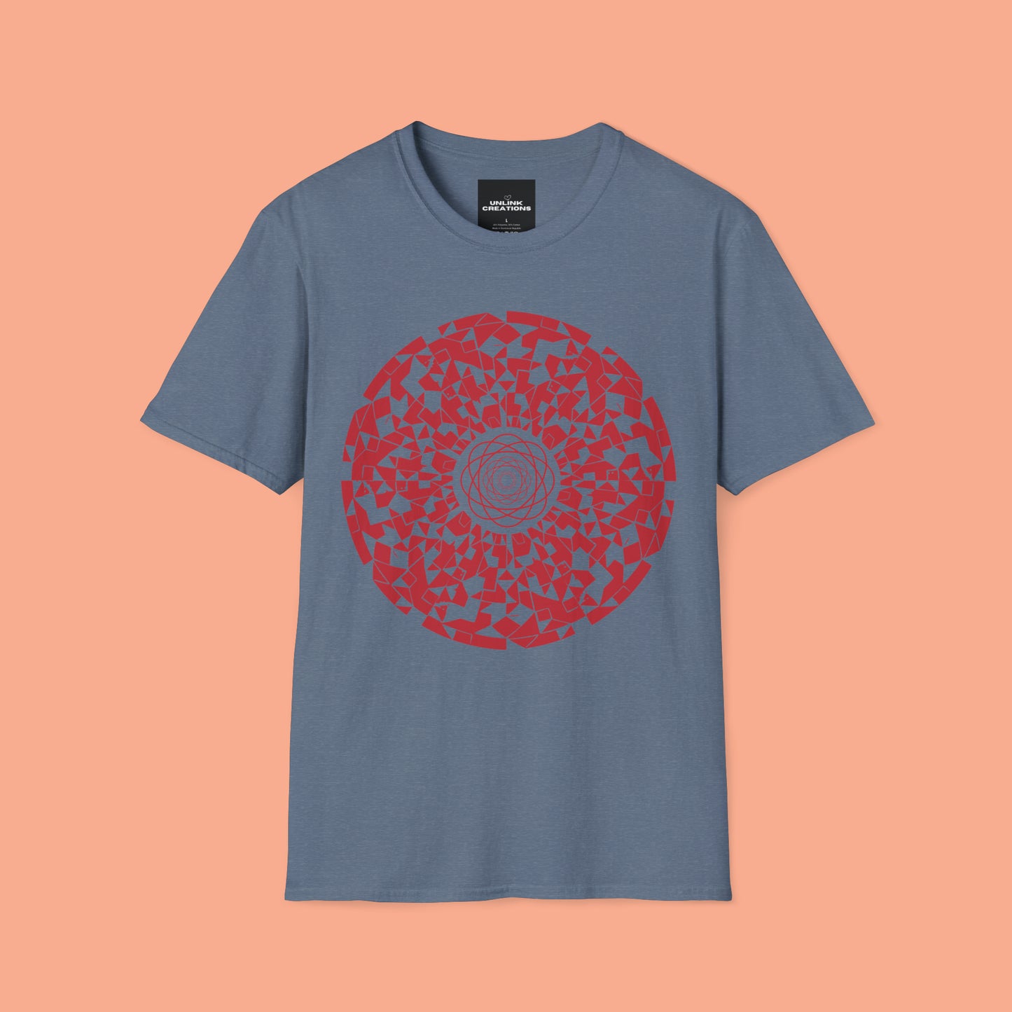 Abstract and beautiful design on this shirt for you. This is a Unisex Softstyle T-Shirt.