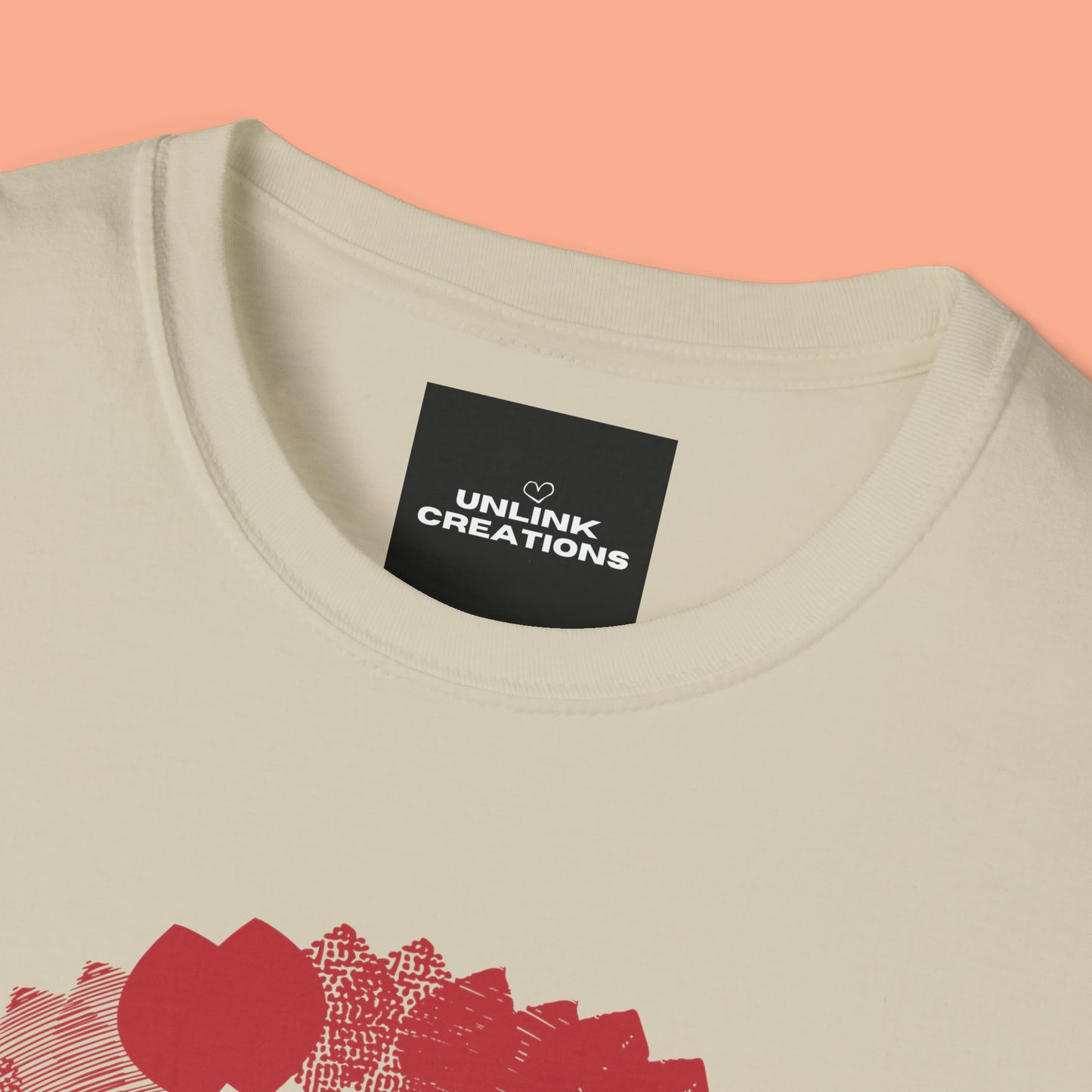 Abstract pattern design waiting for you to enjoy on this is a Unisex Softstyle T-Shirt.