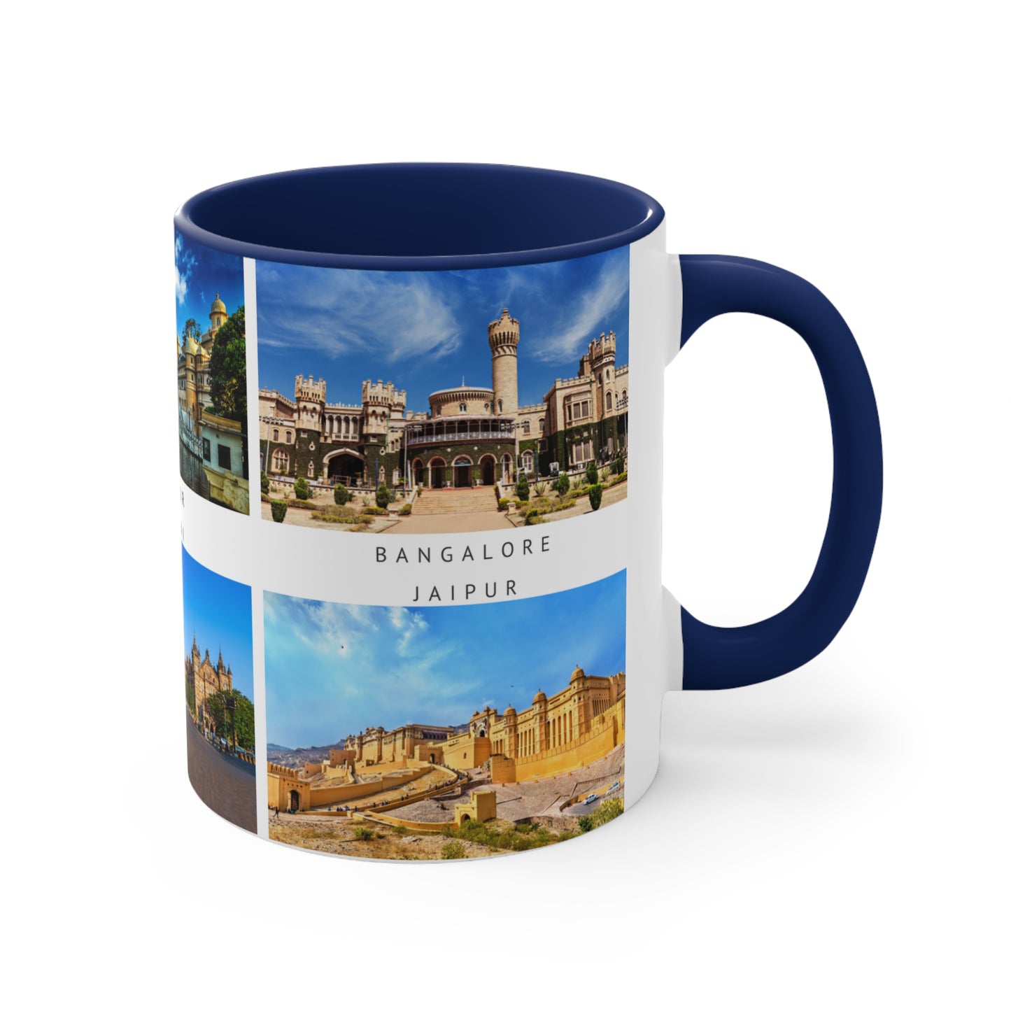 India! This Travel Accent Coffee Mug is a part of a Travel Series for you to choose from. 11oz. Great as a gift or get one to enjoy yourself.