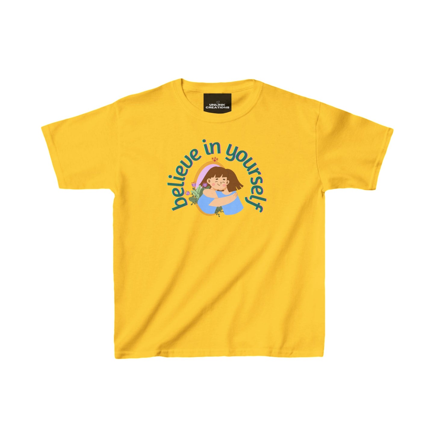Kids Tee - ‘believe in yourself' Message Design