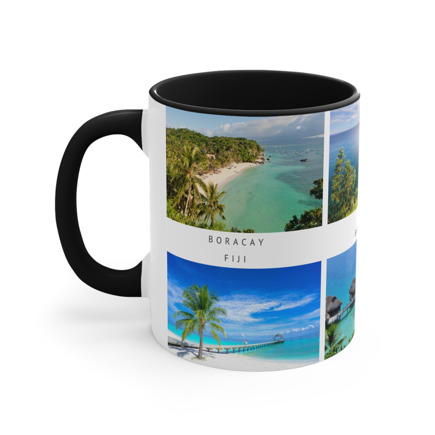 Love the beach? This Travel Accent Coffee Mug is a part of a Travel Series for you to choose from. 11oz. Great as a gift or get one to enjoy yourself.