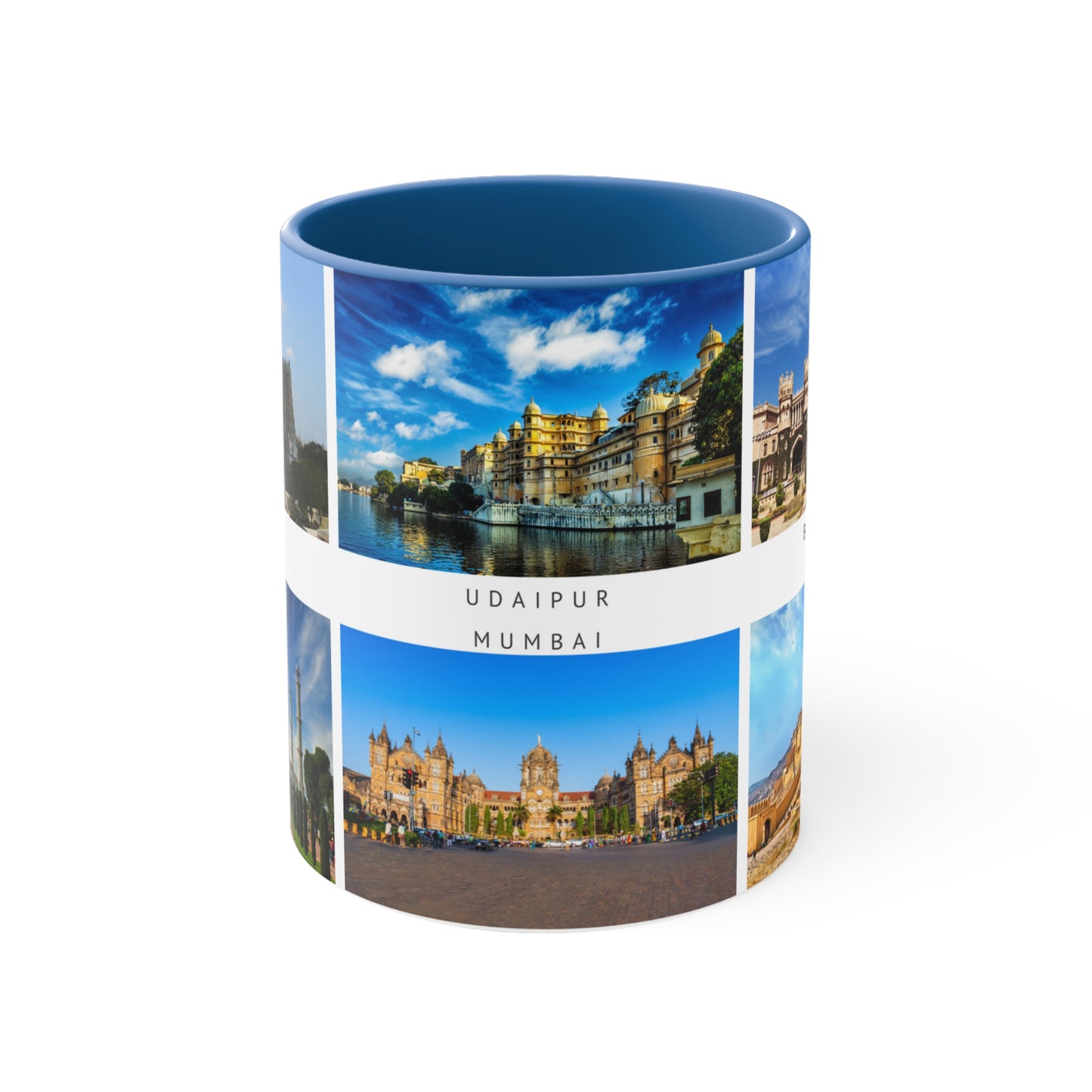 India! This Travel Accent Coffee Mug is a part of a Travel Series for you to choose from. 11oz. Great as a gift or get one to enjoy yourself.
