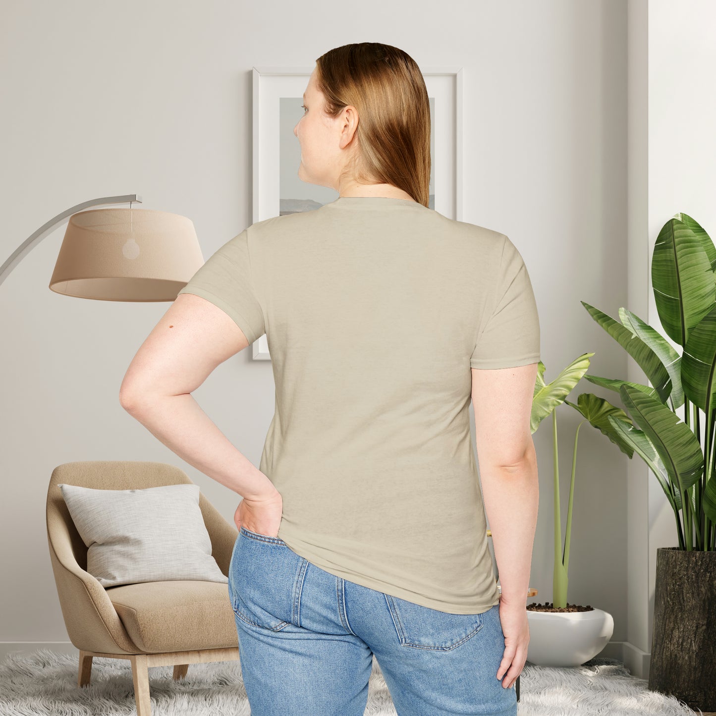 Sweet “Dad and me time” on this Unisex Softstyle T-Shirt. Celebrate Dads taking time to be Dads!