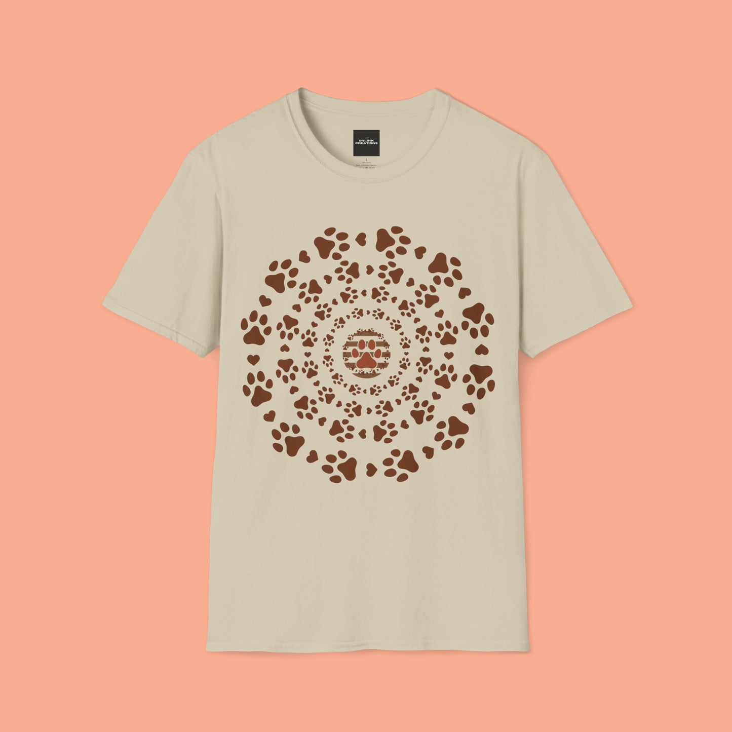 A Pawsome shirt indeed! Unisex Softstyle T-Shirt for all the cat and dog lovers out there.