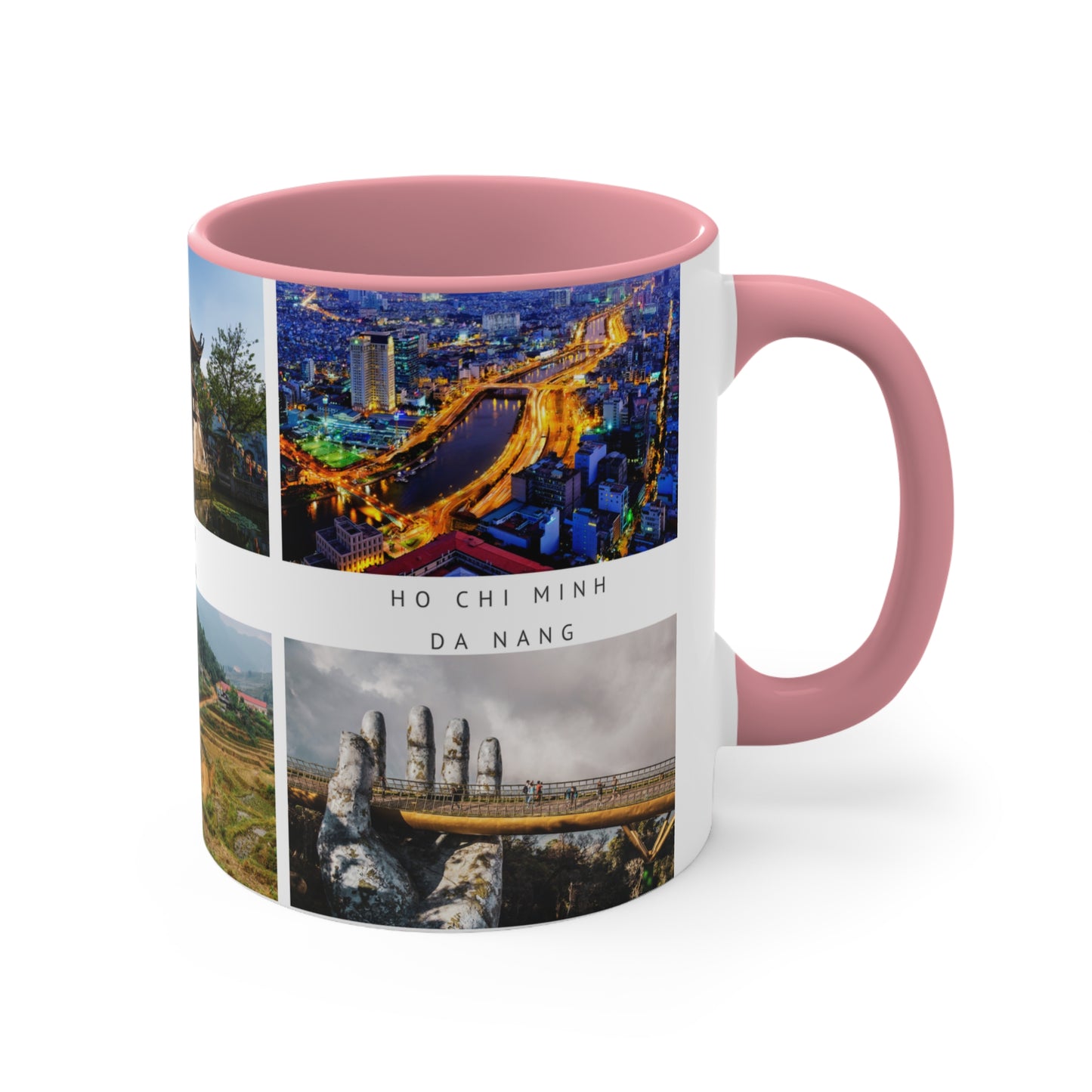 Vietnam! This Travel Accent Coffee Mug is a part of a Travel Series for you to choose from. 11oz. Great as a gift or get one to enjoy yourself.