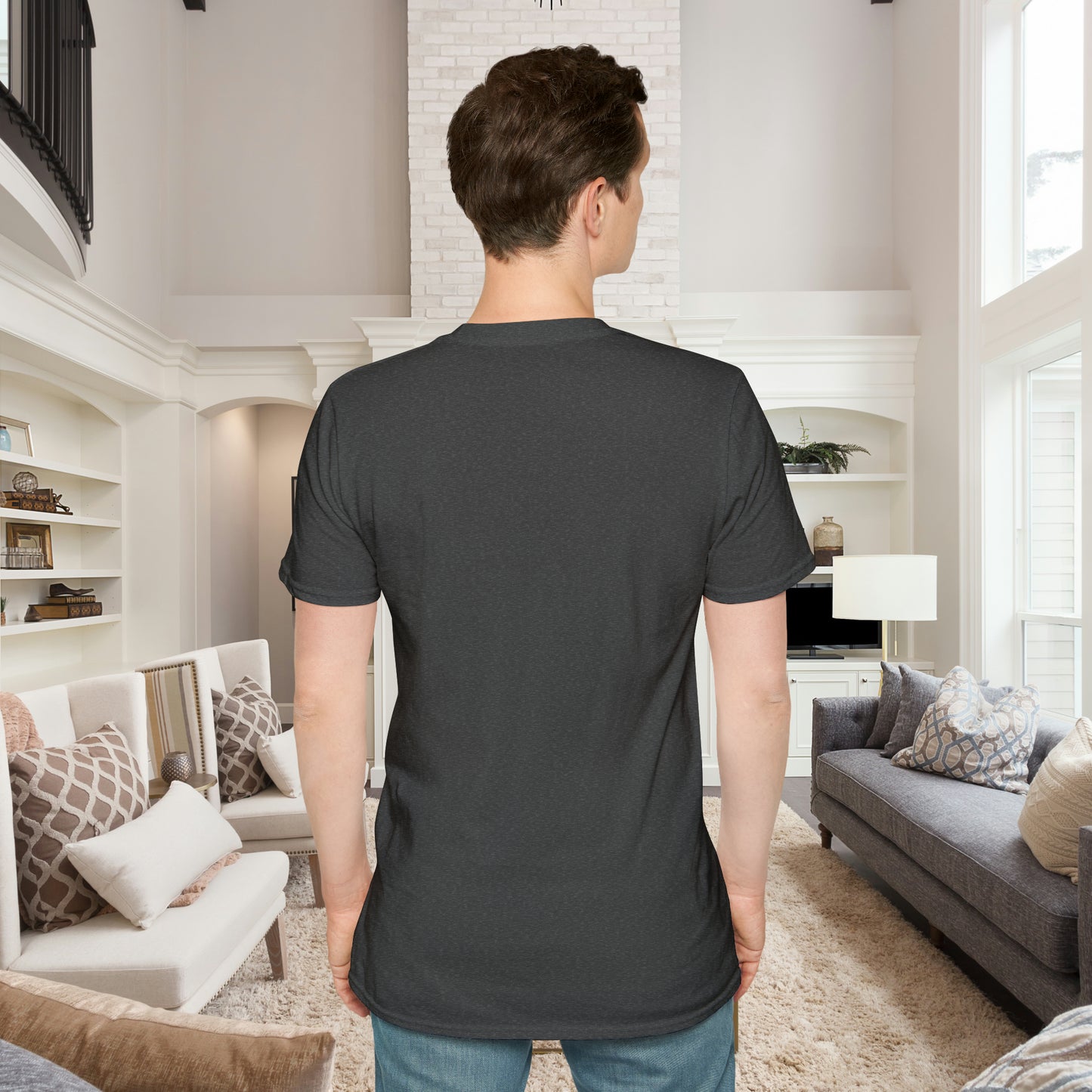 Pretty cool "NEVER APOLOGIZE FOR YOUR GROWTH” message are on this Unisex Softstyle T-Shirt design.
