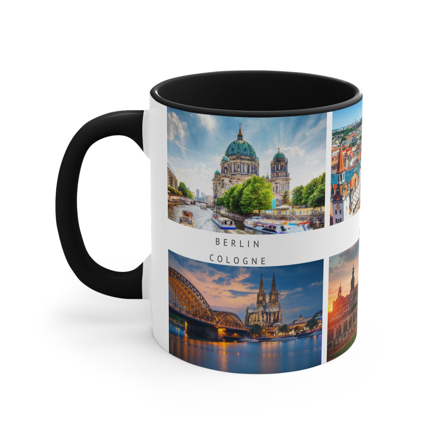 Germany has so much to offer! This Travel Accent Coffee Mug is a part of a Travel Series for you to choose from. 11oz. Great as a gift or get one to enjoy yourself.