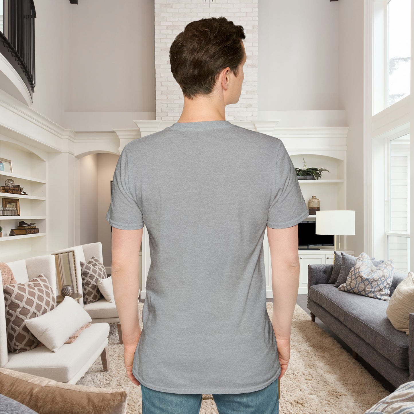 A beautiful brain and “stay curious” message are on this Unisex Softstyle T-Shirt design.