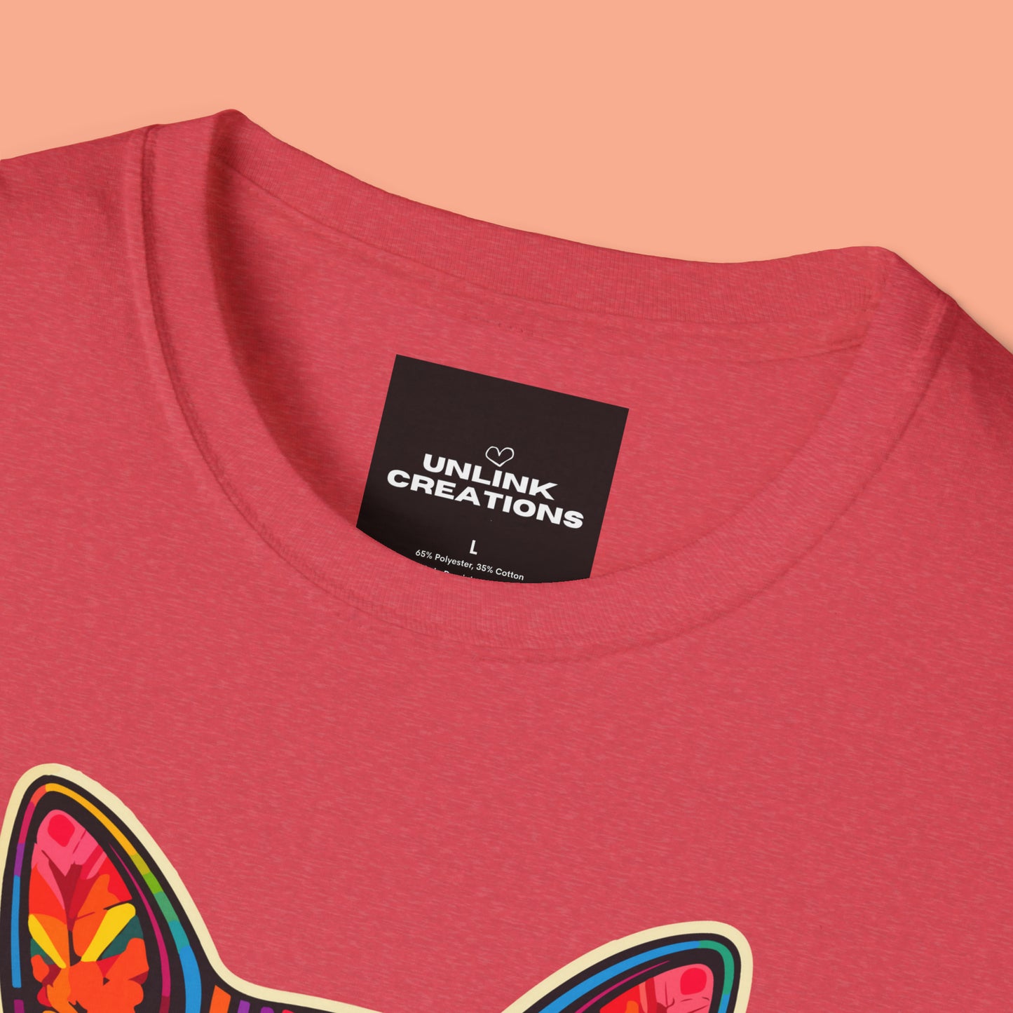 A mesmerizing cat that just pulls you to look into its eyes with “Sassy Cat Club” below it on this Unisex Softstyle T-Shirt.