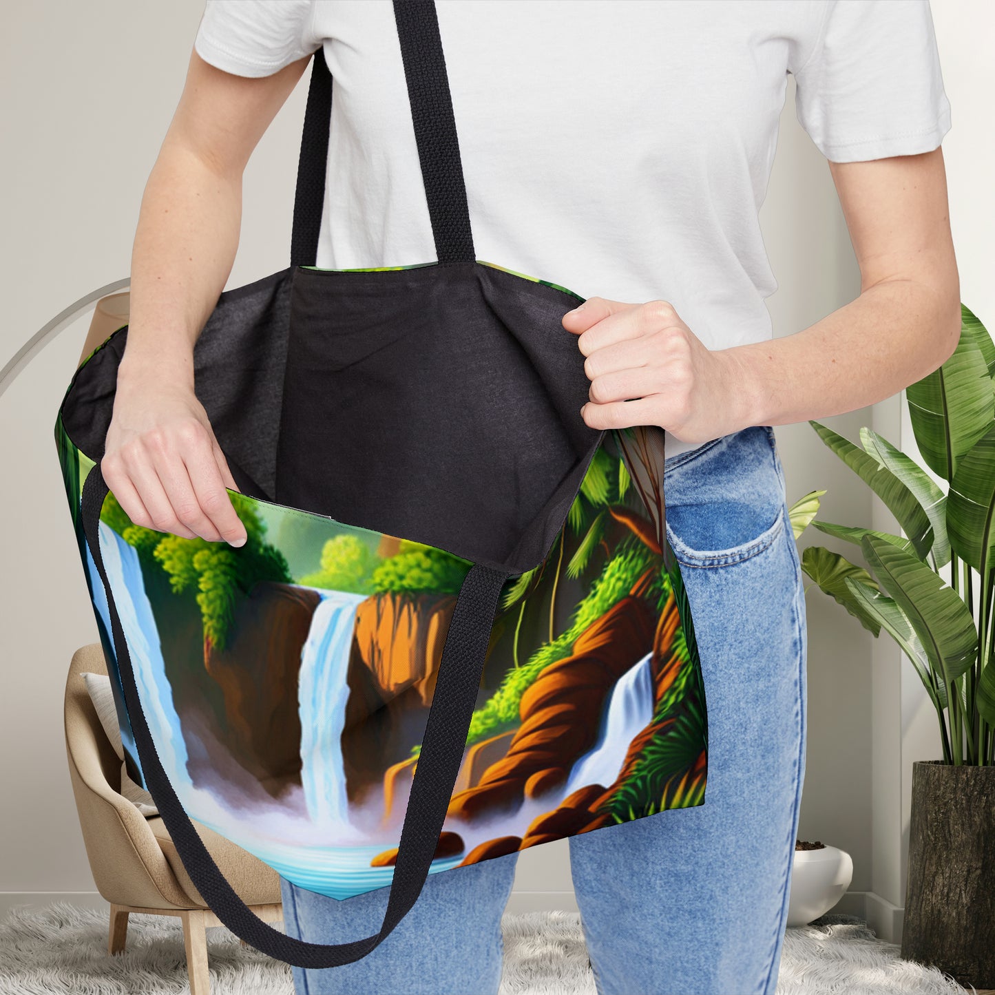Waterfalls Scene Weekender Tote Bag