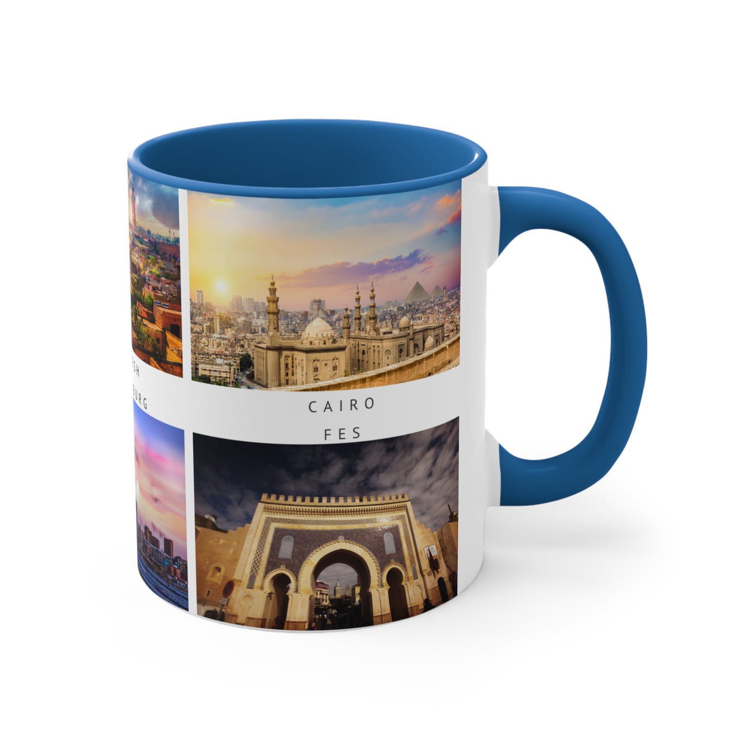 Africa! This Travel Accent Coffee Mug is a part of a Travel Series for you to choose from. 11oz. Great as a gift or get one to enjoy yourself.
