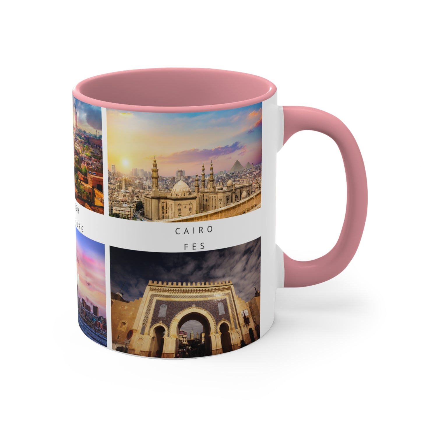 Africa! This Travel Accent Coffee Mug is a part of a Travel Series for you to choose from. 11oz. Great as a gift or get one to enjoy yourself.