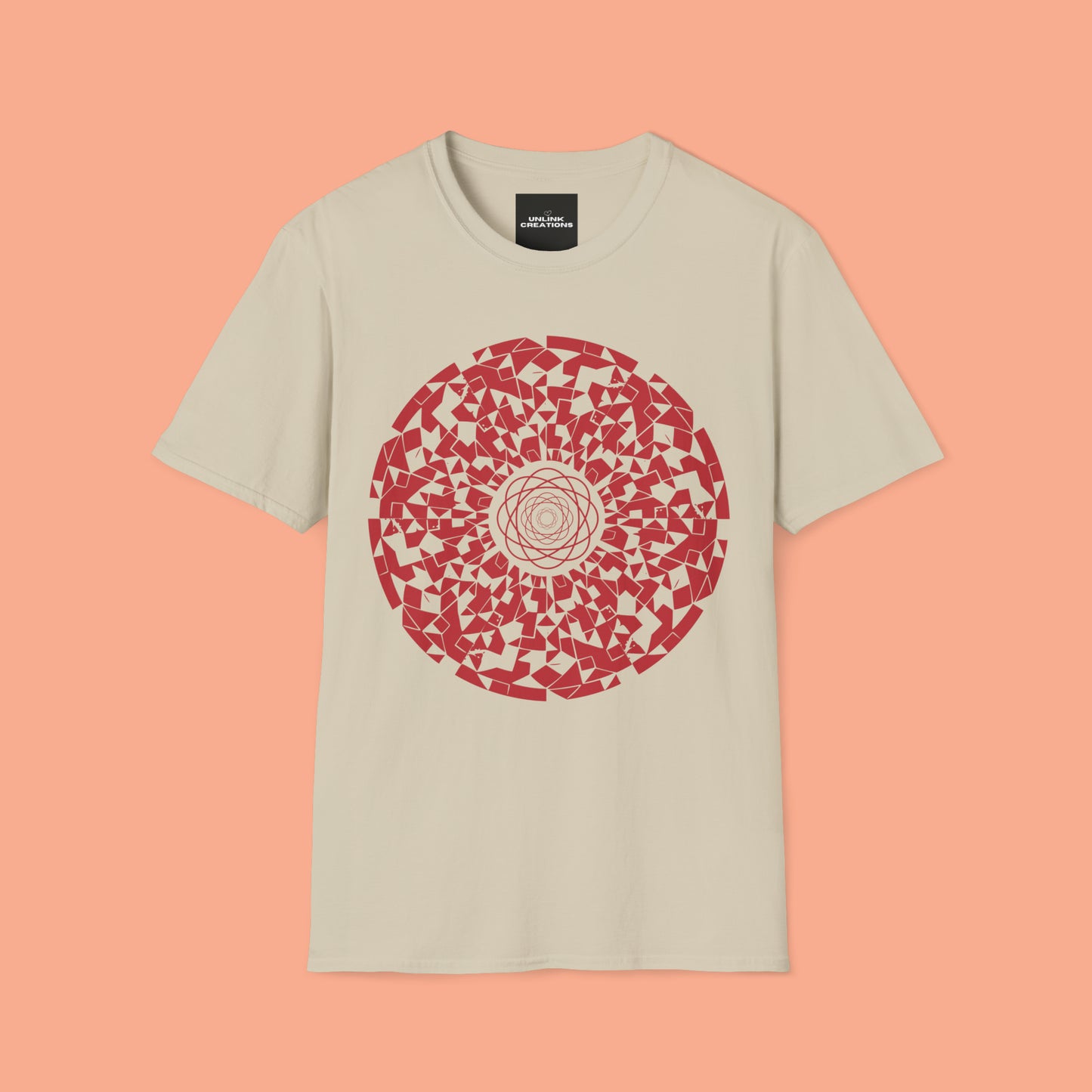 Abstract and beautiful design on this shirt for you. This is a Unisex Softstyle T-Shirt.