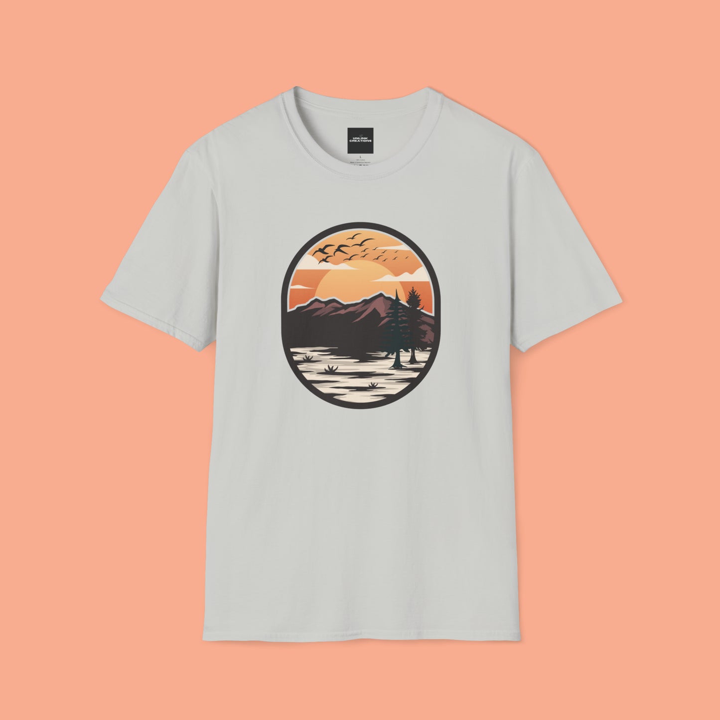 A shirt for all outdoor enthusiasts out there, a vibrantly designed Unisex Softstyle T-Shirt for you.