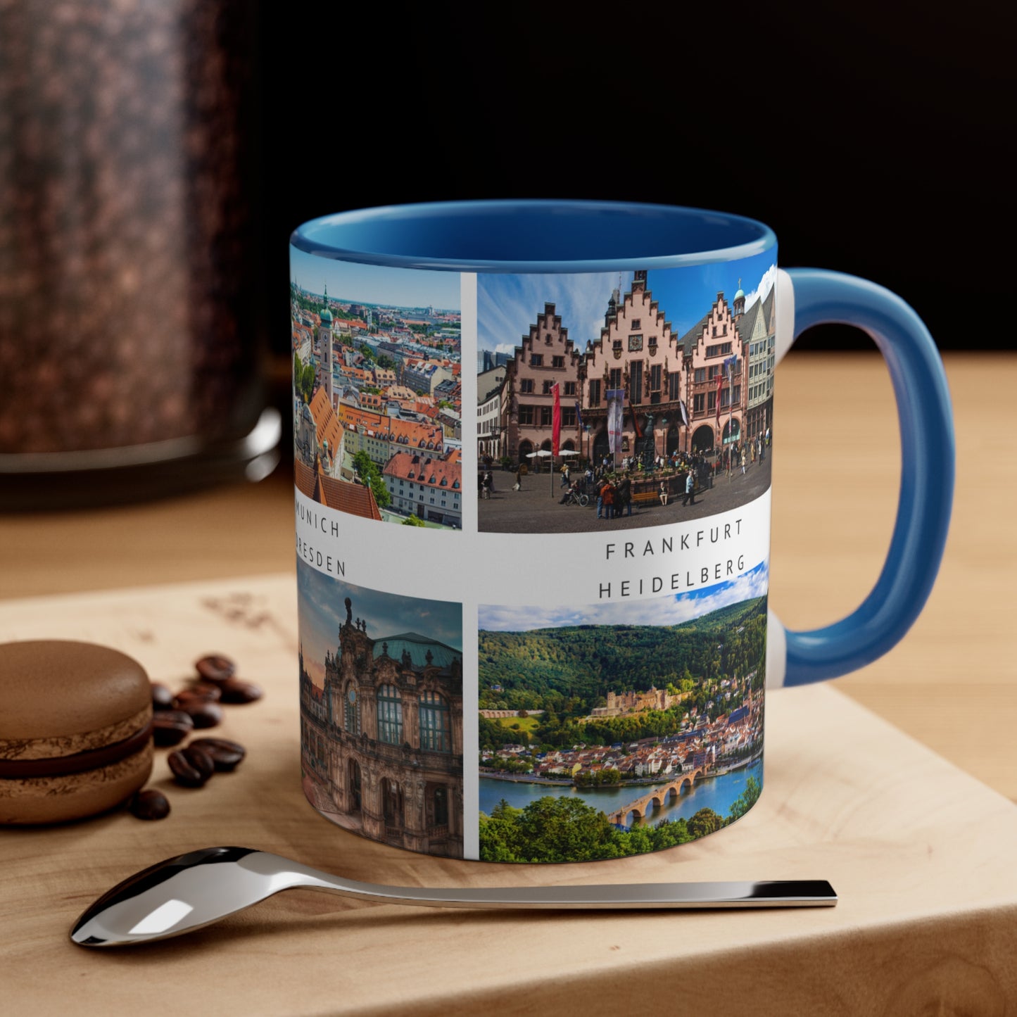Germany has so much to offer! This Travel Accent Coffee Mug is a part of a Travel Series for you to choose from. 11oz. Great as a gift or get one to enjoy yourself.