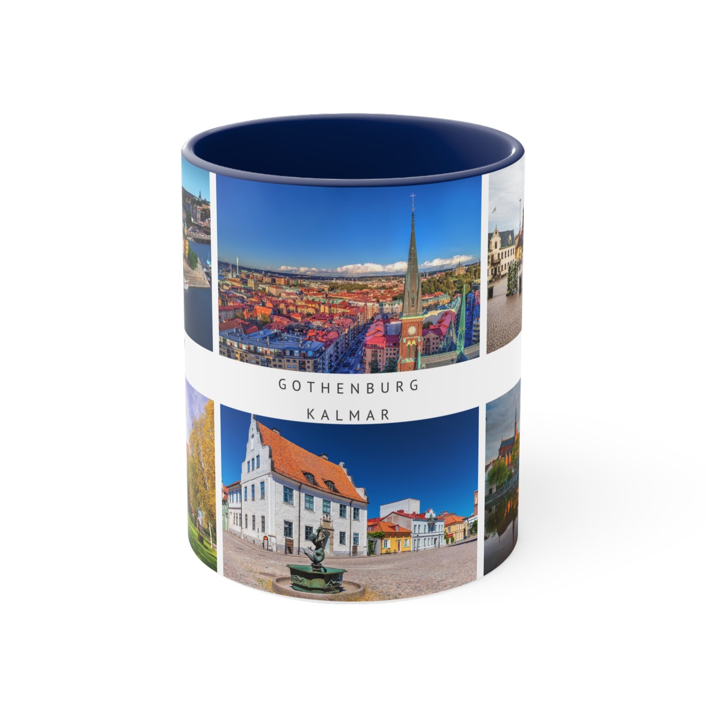 Sweden! This Travel Accent Coffee Mug is a part of a Travel Series for you to choose from. 11oz. Great as a gift or get one to enjoy yourself.