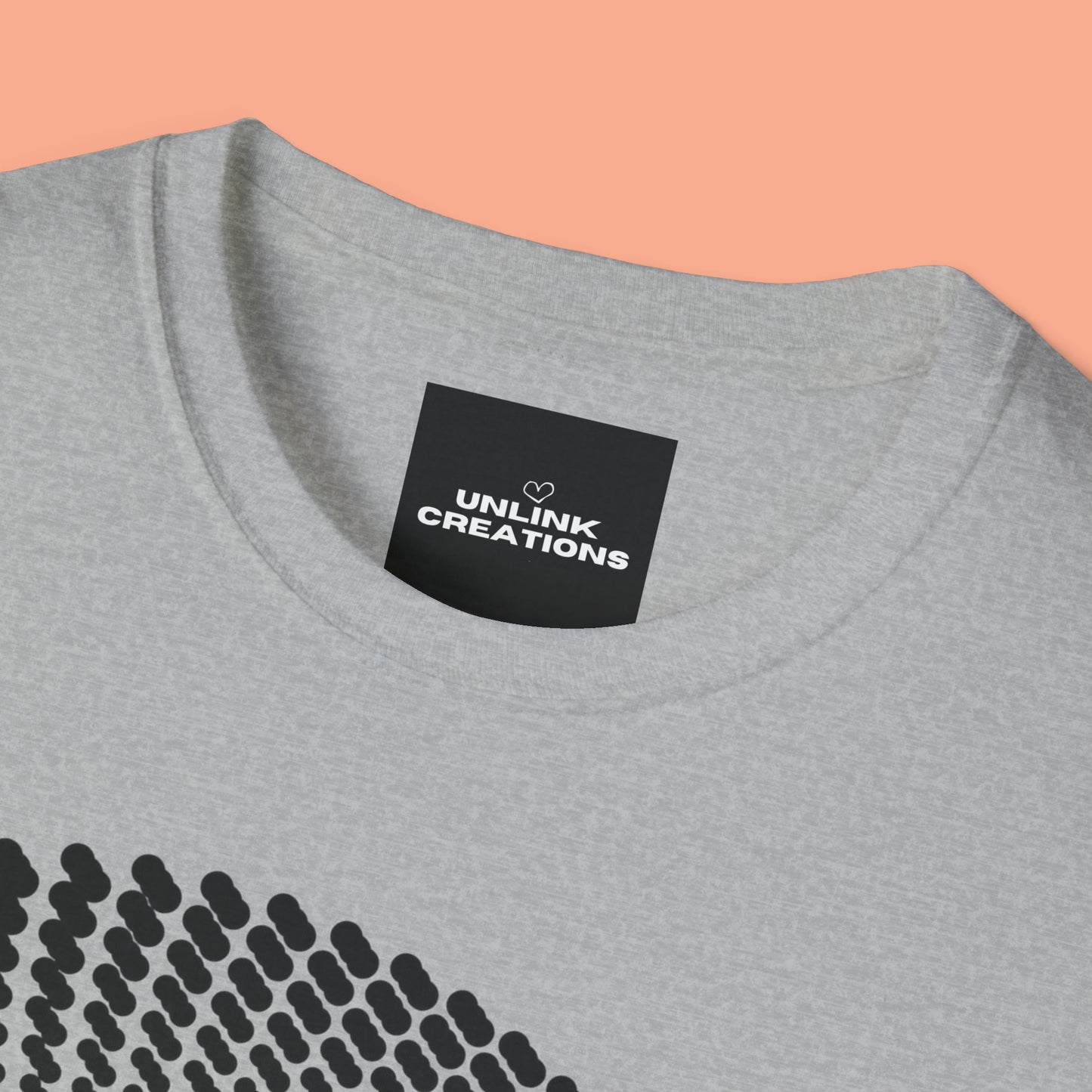 Black nautilus and shell inspired design to celebrate the beauty in nature on this Unisex Softstyle T-Shirt.