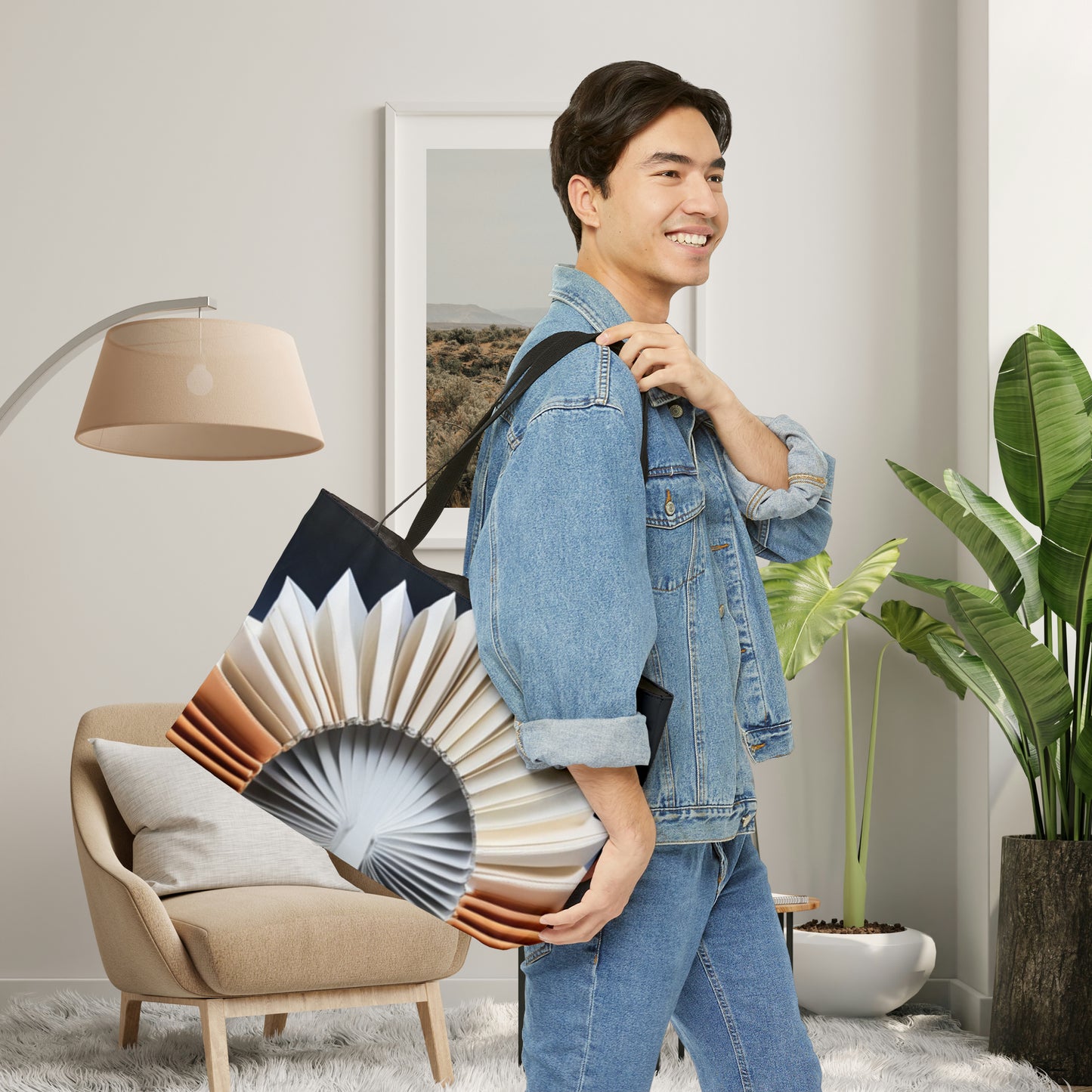 Origami Inspired Weekender Tote Bag