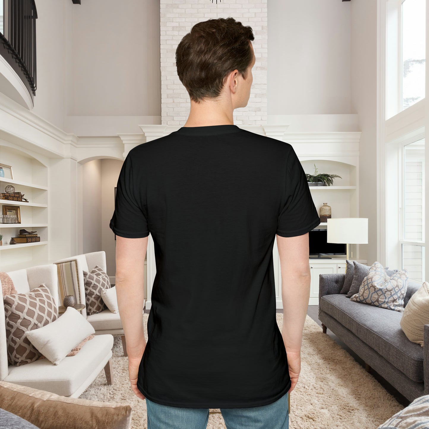A beautiful brain and “stay curious” message are on this Unisex Softstyle T-Shirt design.