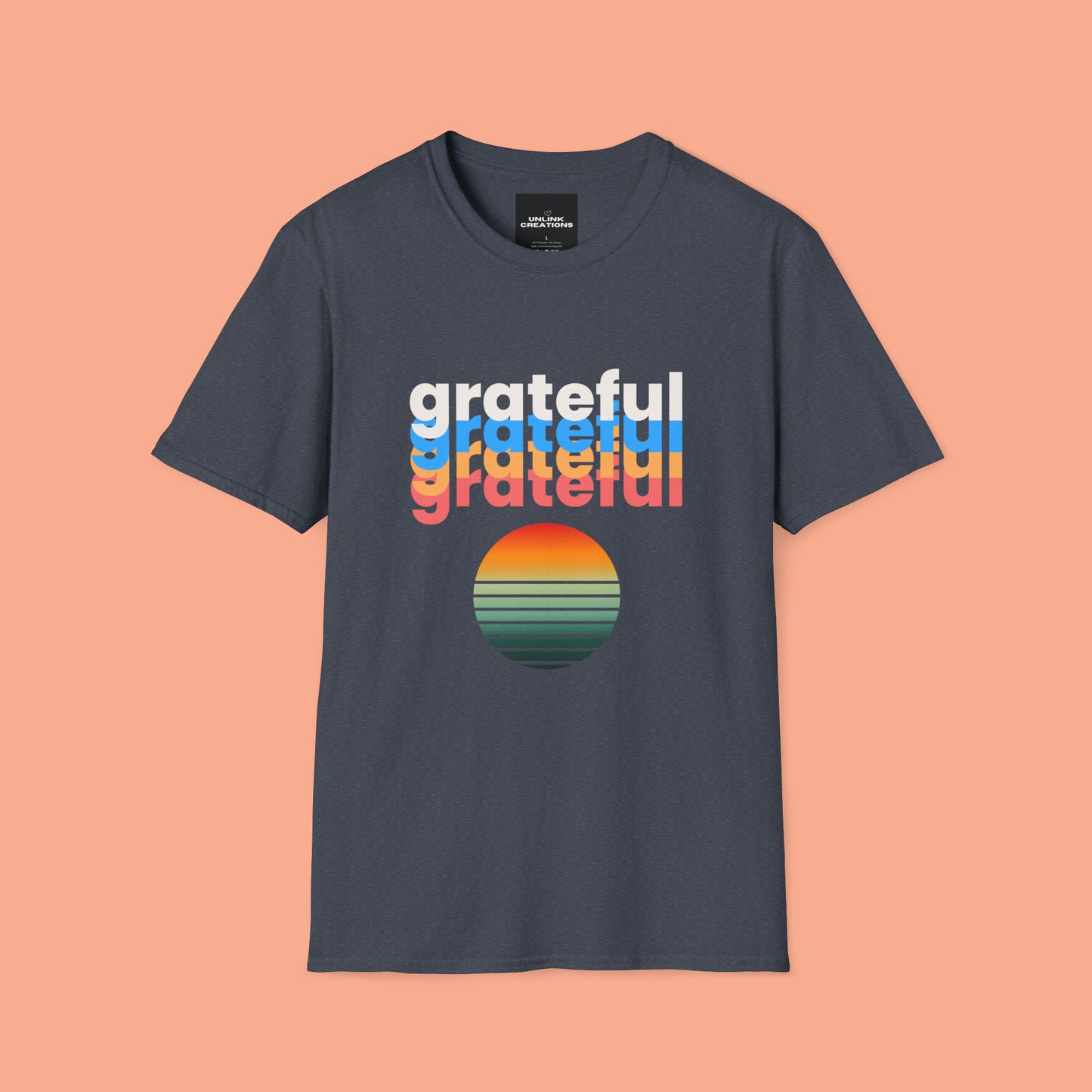 A grateful and sunny disposition Unisex Softstyle T-Shirt to brighten up your day!