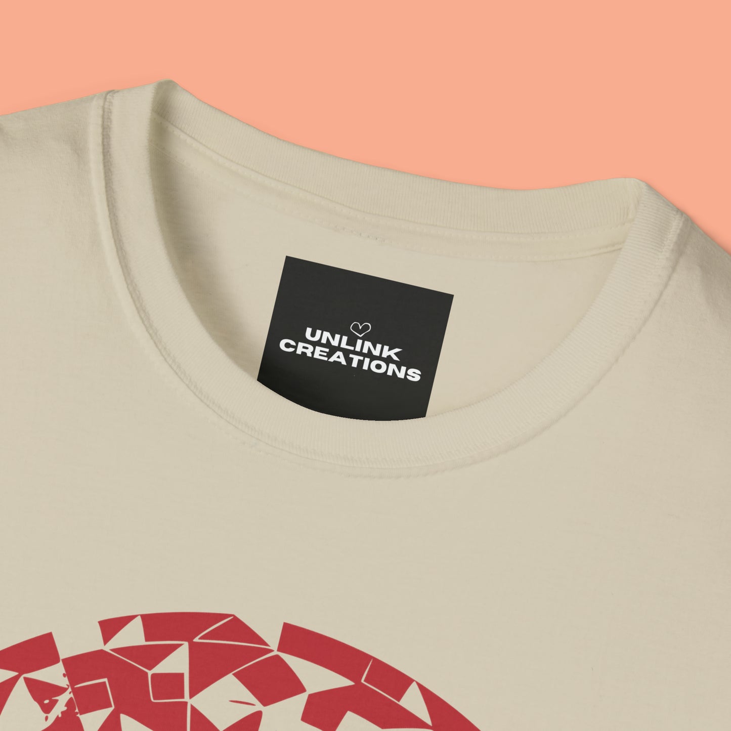 Abstract and beautiful design on this shirt for you. This is a Unisex Softstyle T-Shirt.
