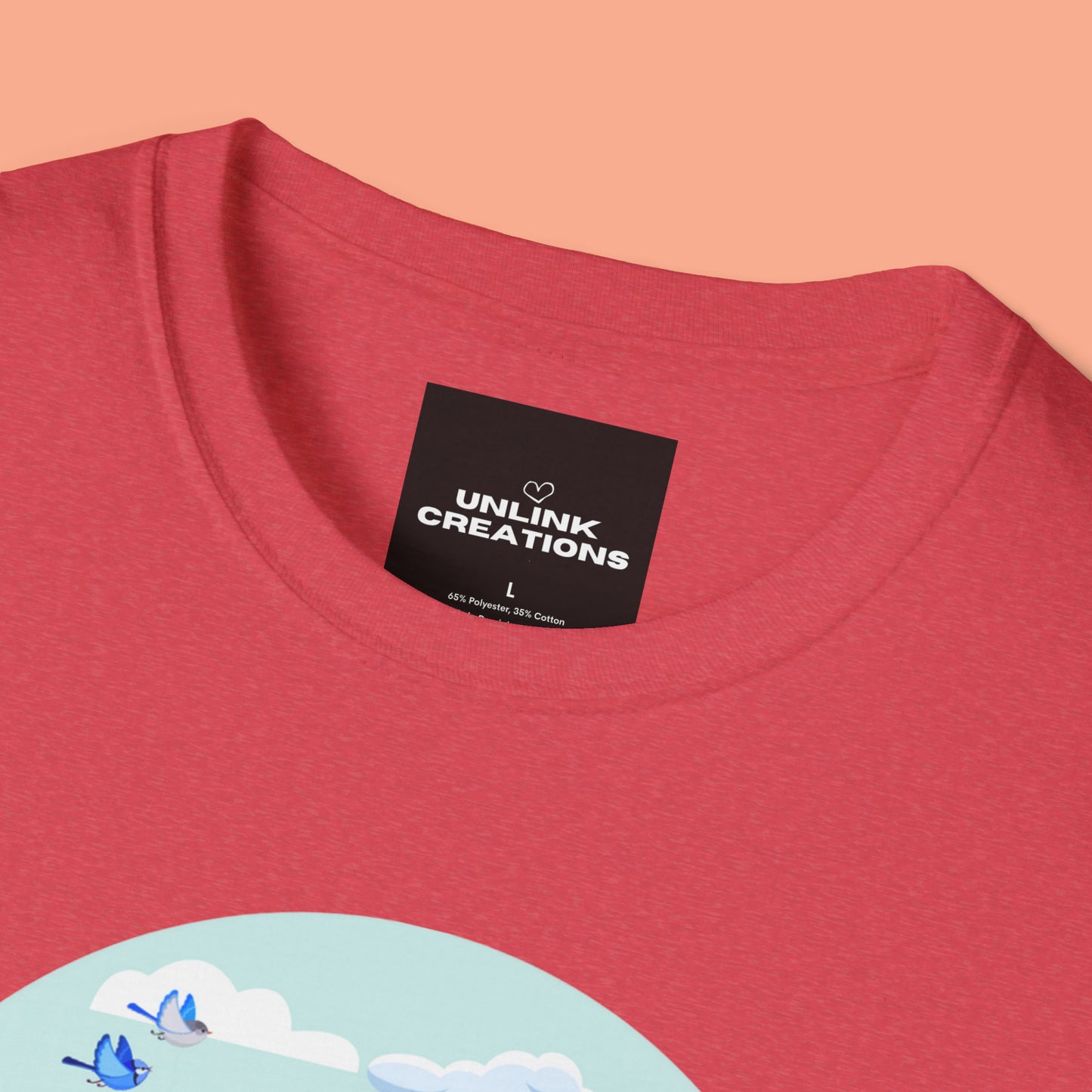 Biking together as a family can be so much fun as shown on this Unisex Softstyle T-Shirt design.