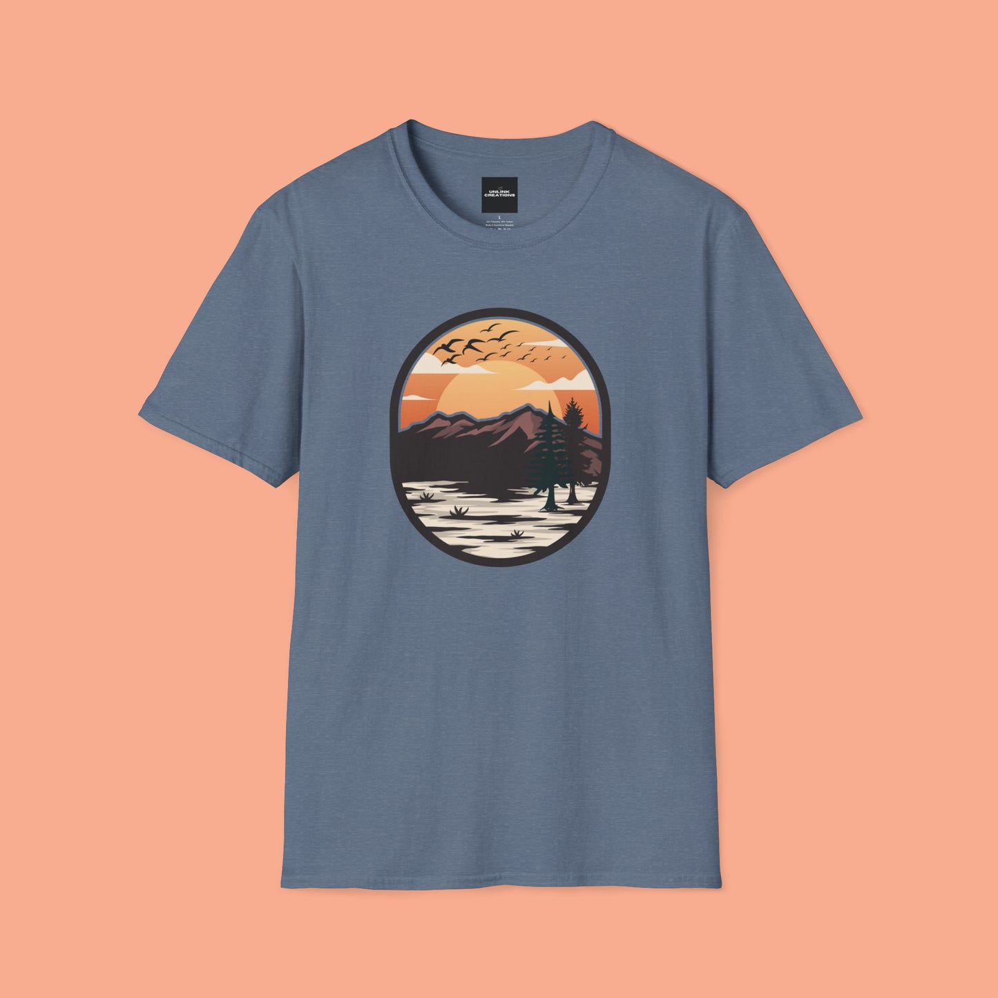 A shirt for all outdoor enthusiasts out there, a vibrantly designed Unisex Softstyle T-Shirt for you.