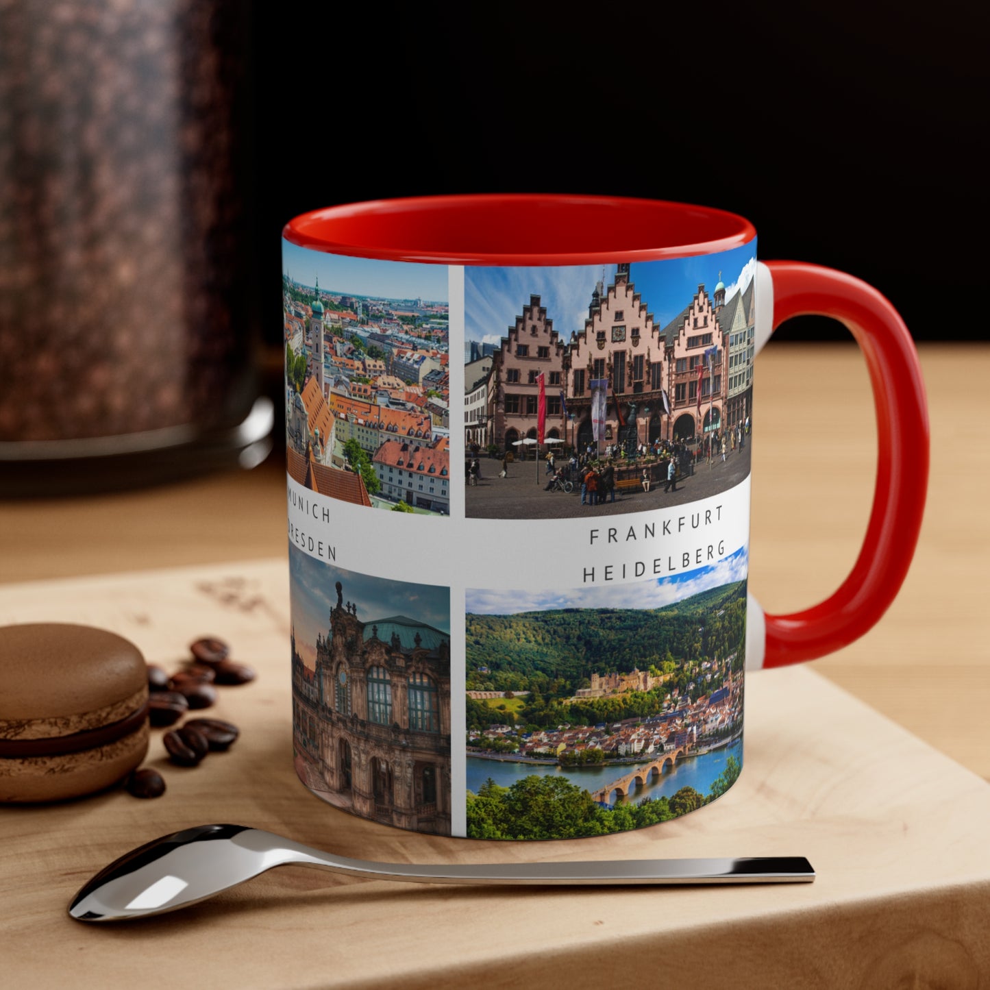 Germany has so much to offer! This Travel Accent Coffee Mug is a part of a Travel Series for you to choose from. 11oz. Great as a gift or get one to enjoy yourself.