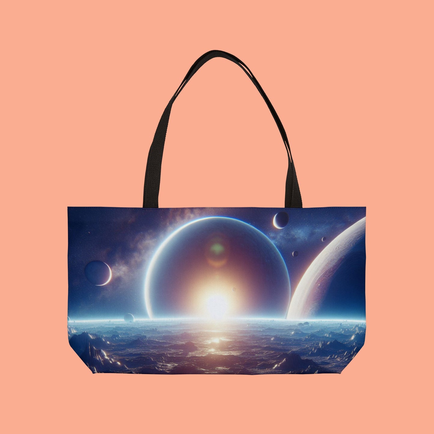 Surreal Solar System Tote Bag