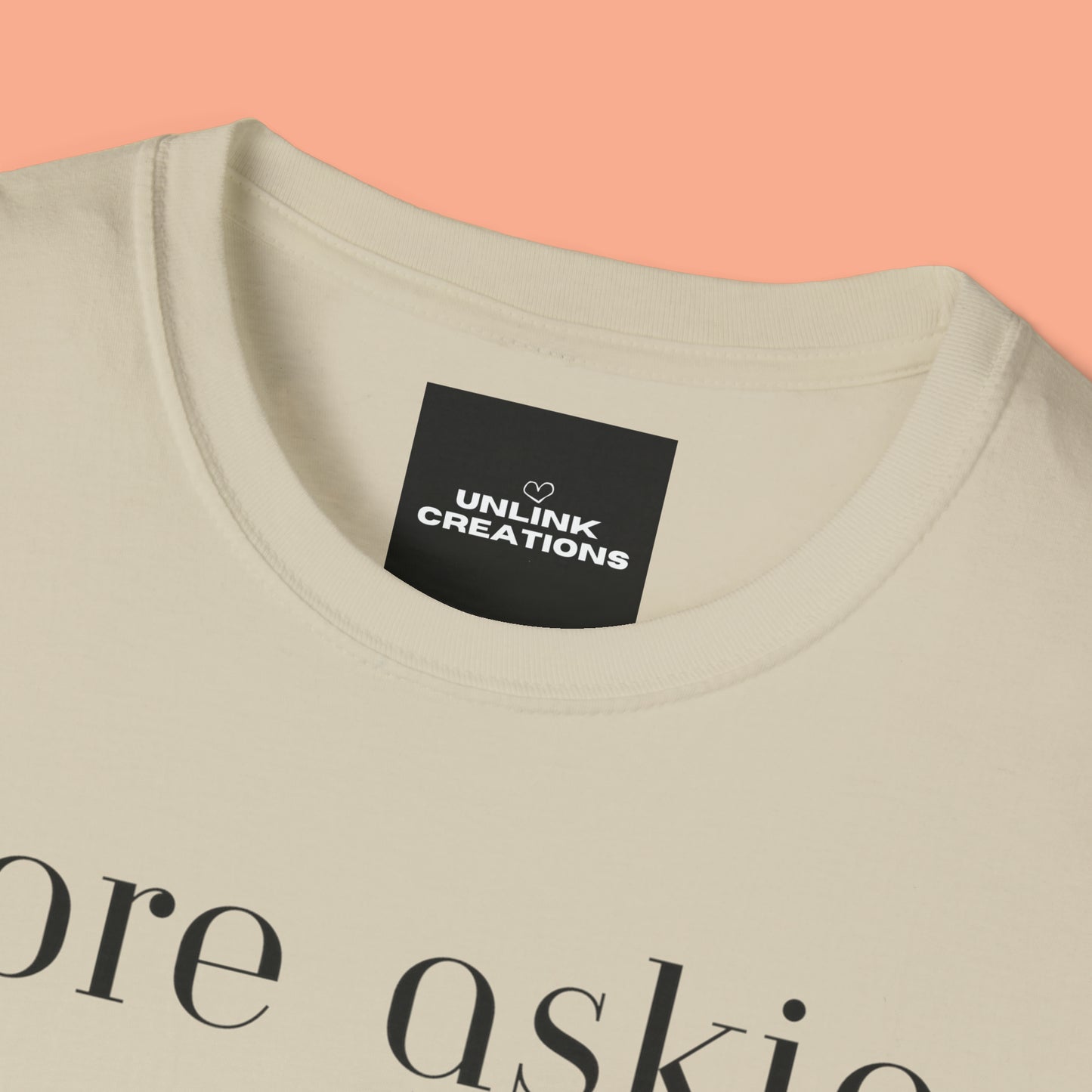 We can learn so much from others when we take the time to do ”more asking less telling”. A great reminder on this Unisex Softstyle T-Shirt.