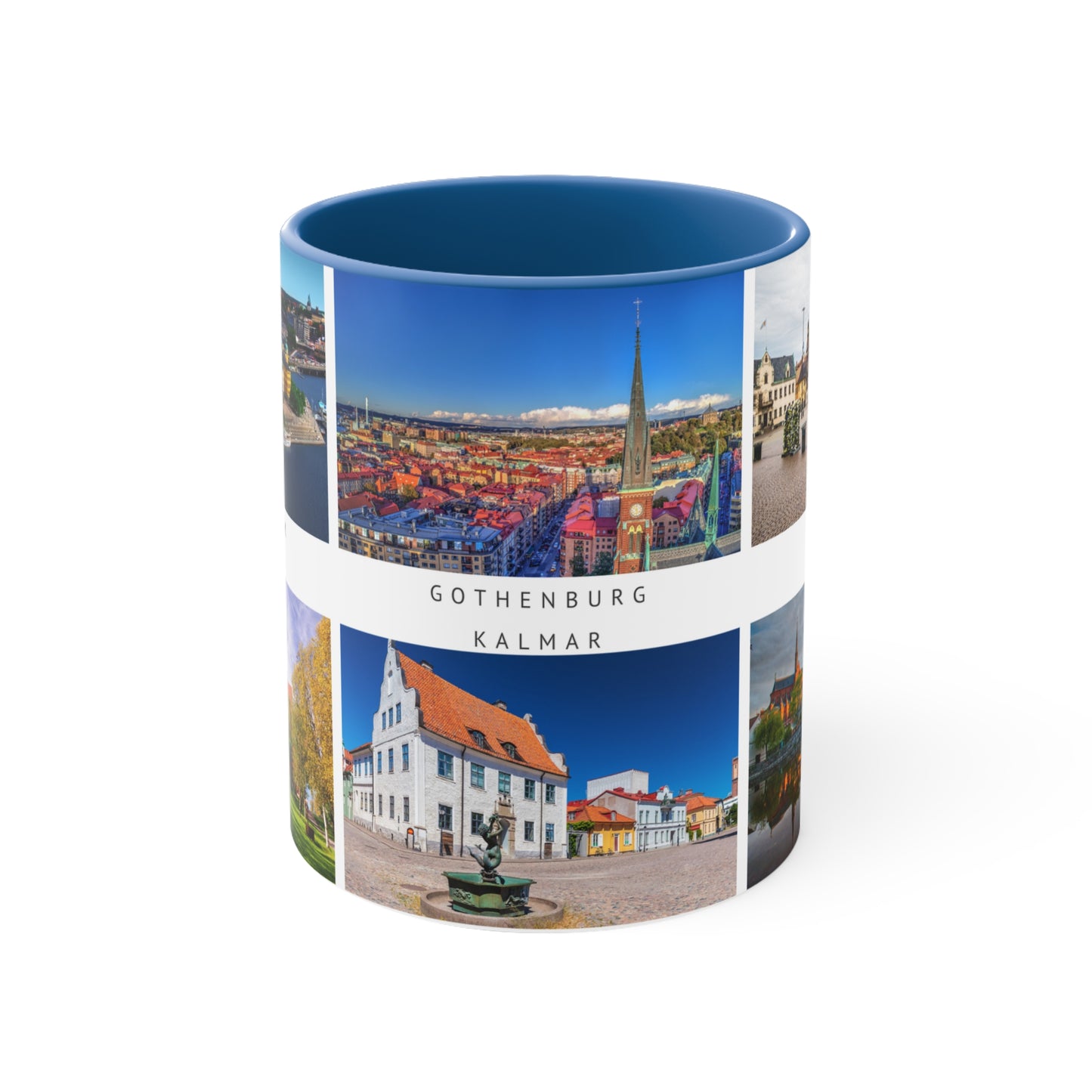 Sweden! This Travel Accent Coffee Mug is a part of a Travel Series for you to choose from. 11oz. Great as a gift or get one to enjoy yourself.