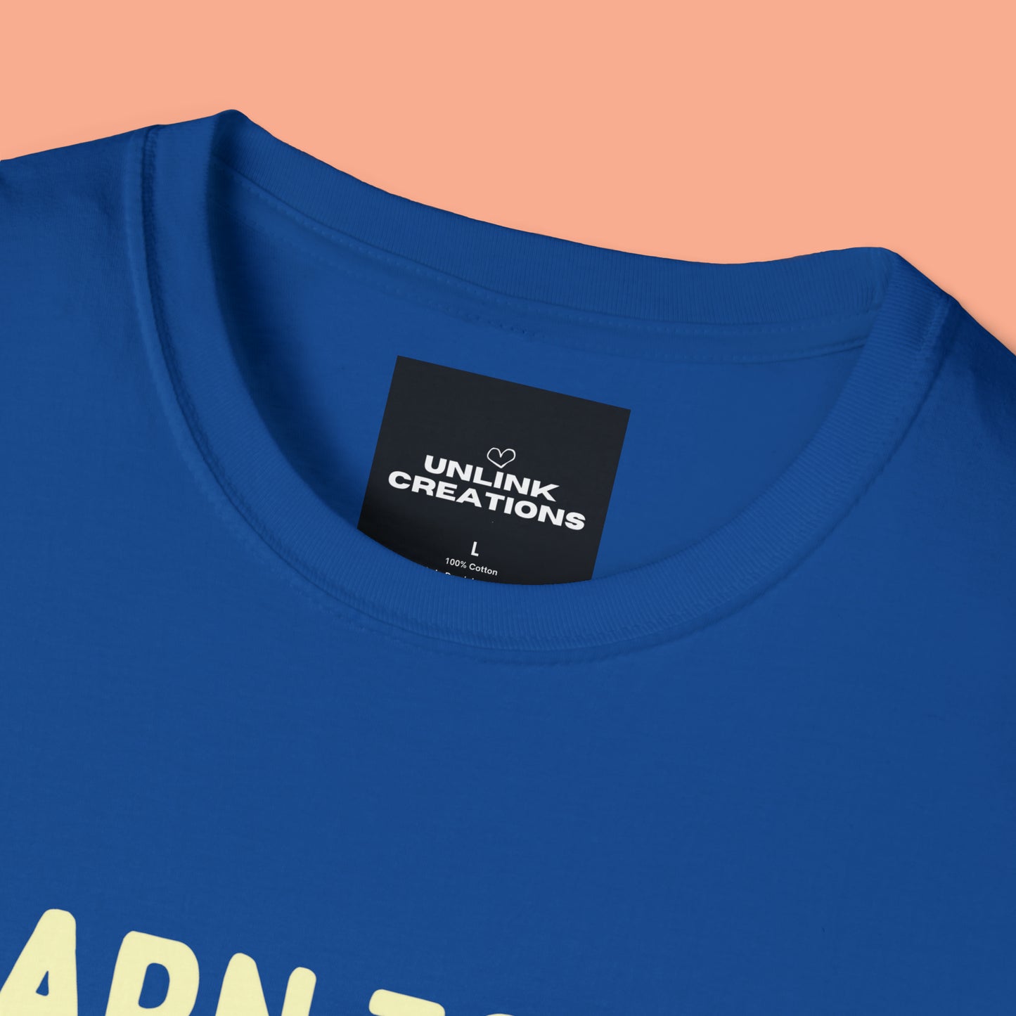 “LEARN TO SAY NO. TRY IT AND SEE.” message on this Unisex Softstyle T-Shirt. Know and use your options wisely.