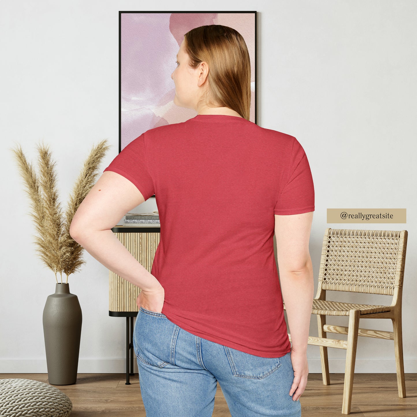 Do you smile when you think of being on an island with the sun, sand and breeze embracing you? This Unisex Softstyle T-Shirt is made for that beach loving person.
