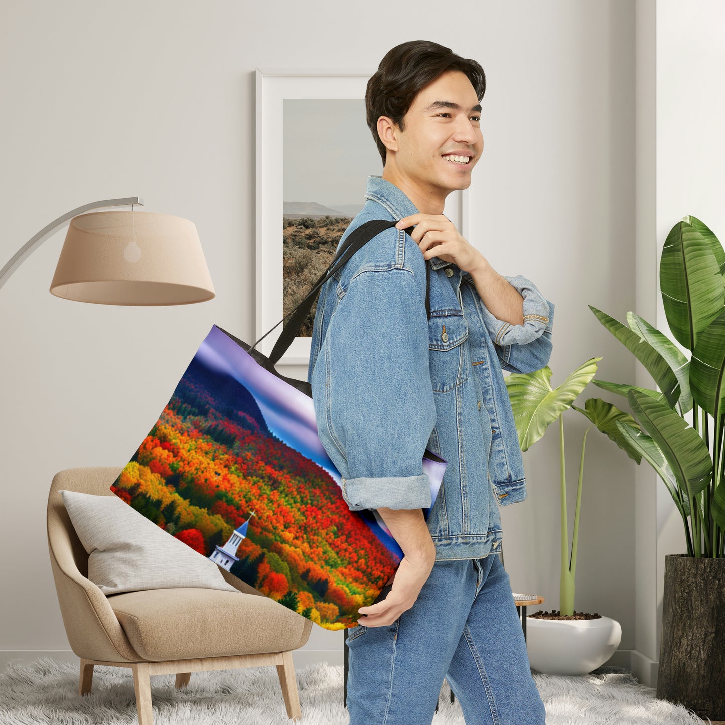 Beautiful fall foliage in their splendor on this beautiful Weekender Tote Bag.