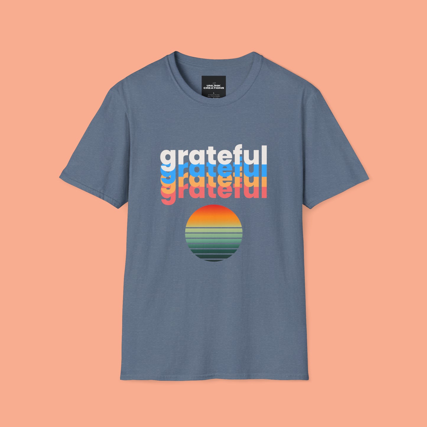 A grateful and sunny disposition Unisex Softstyle T-Shirt to brighten up your day!