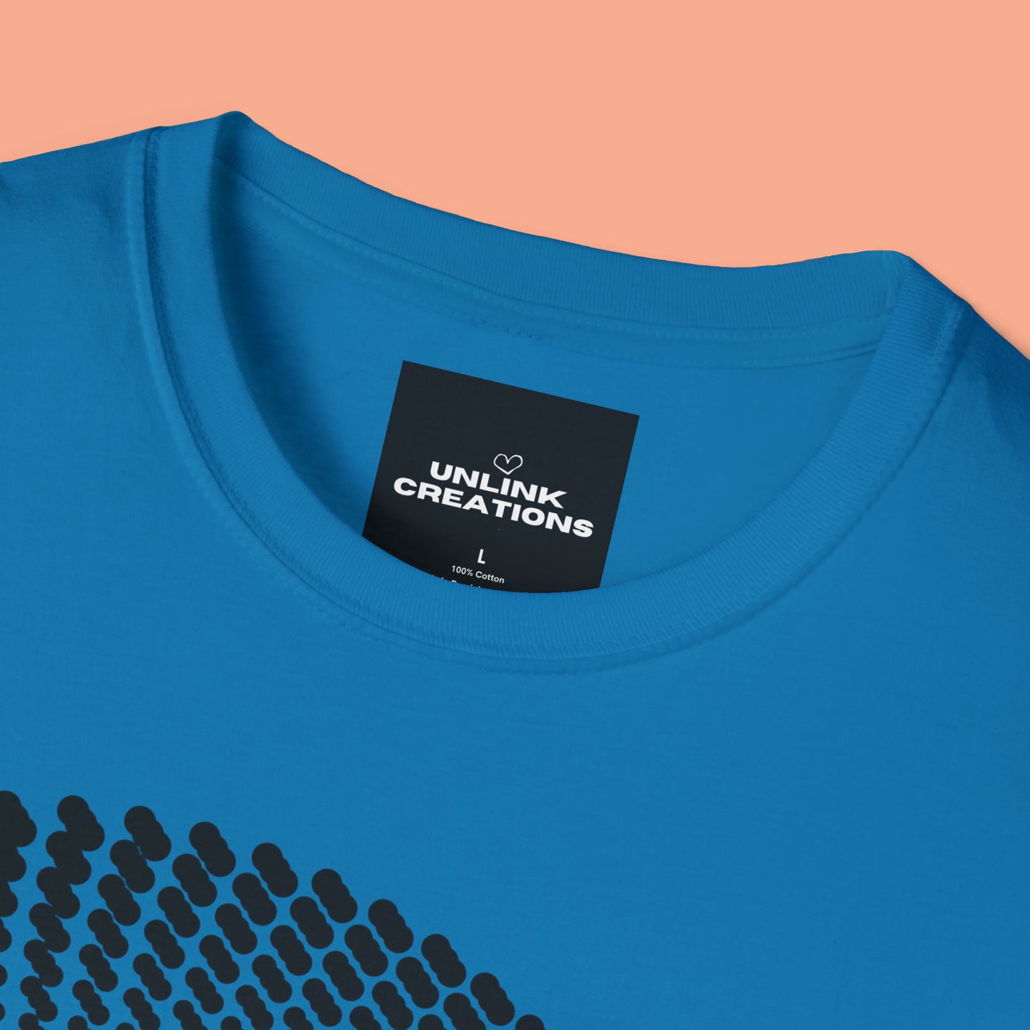 Black nautilus and shell inspired design to celebrate the beauty in nature on this Unisex Softstyle T-Shirt.